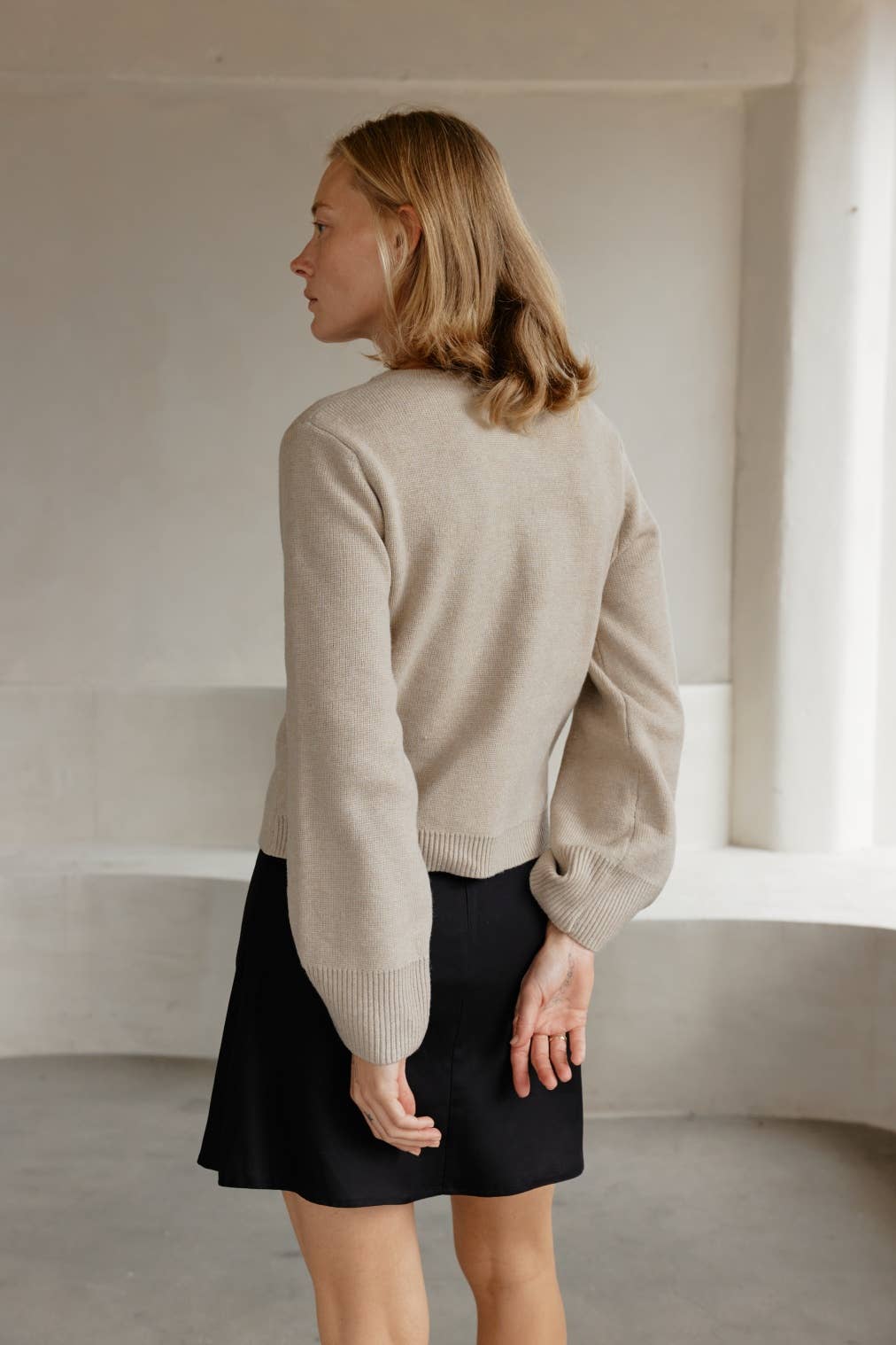 The Tyler Cardigan | Bell Sleeve Buttoned Cardigan