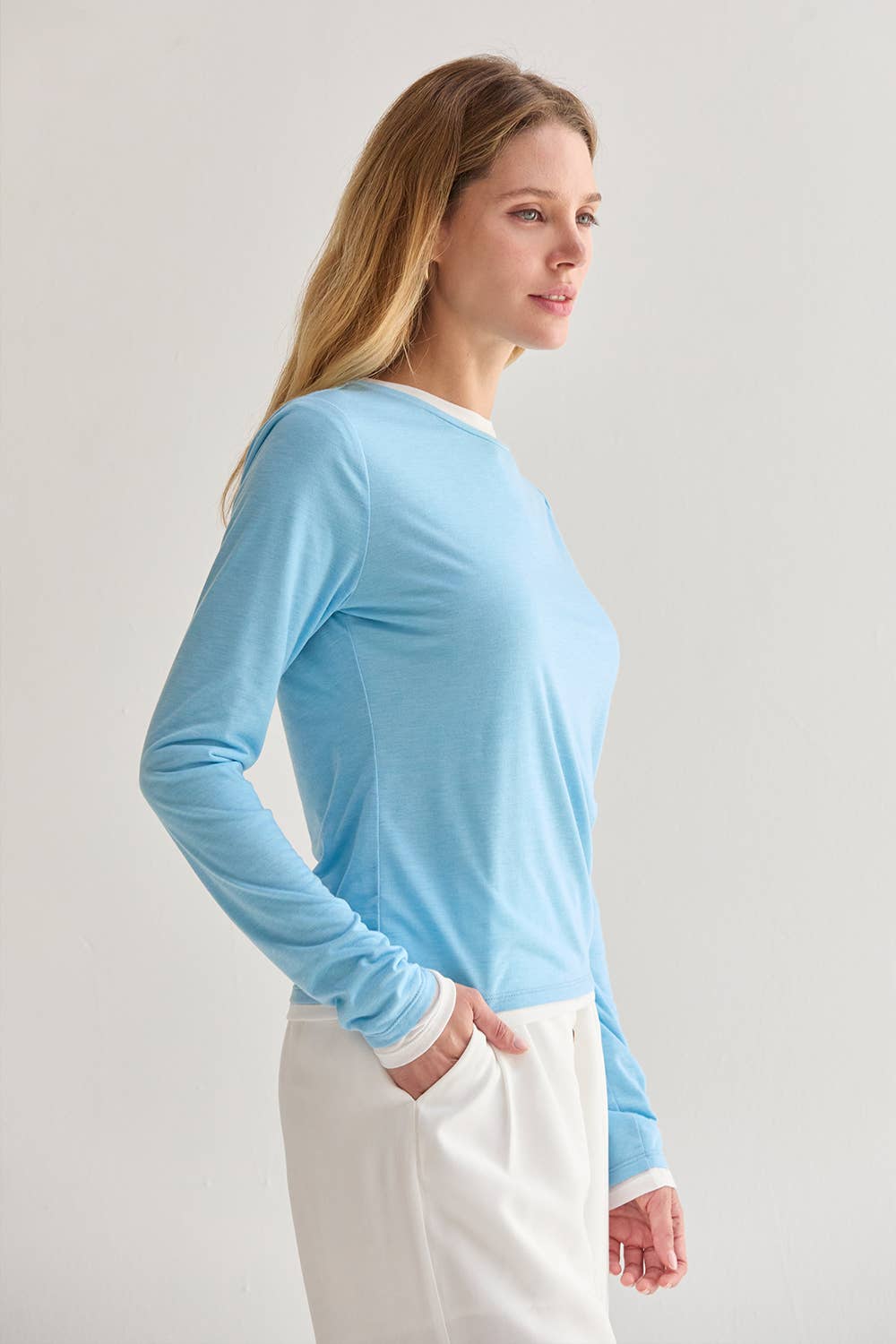 Olly | Two in One Long Sleeve Knit Top