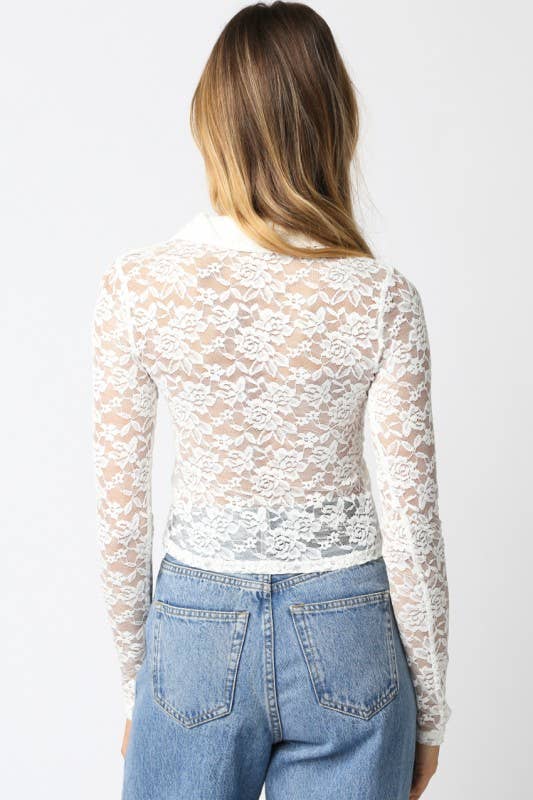 Reagan | Lace Shirt