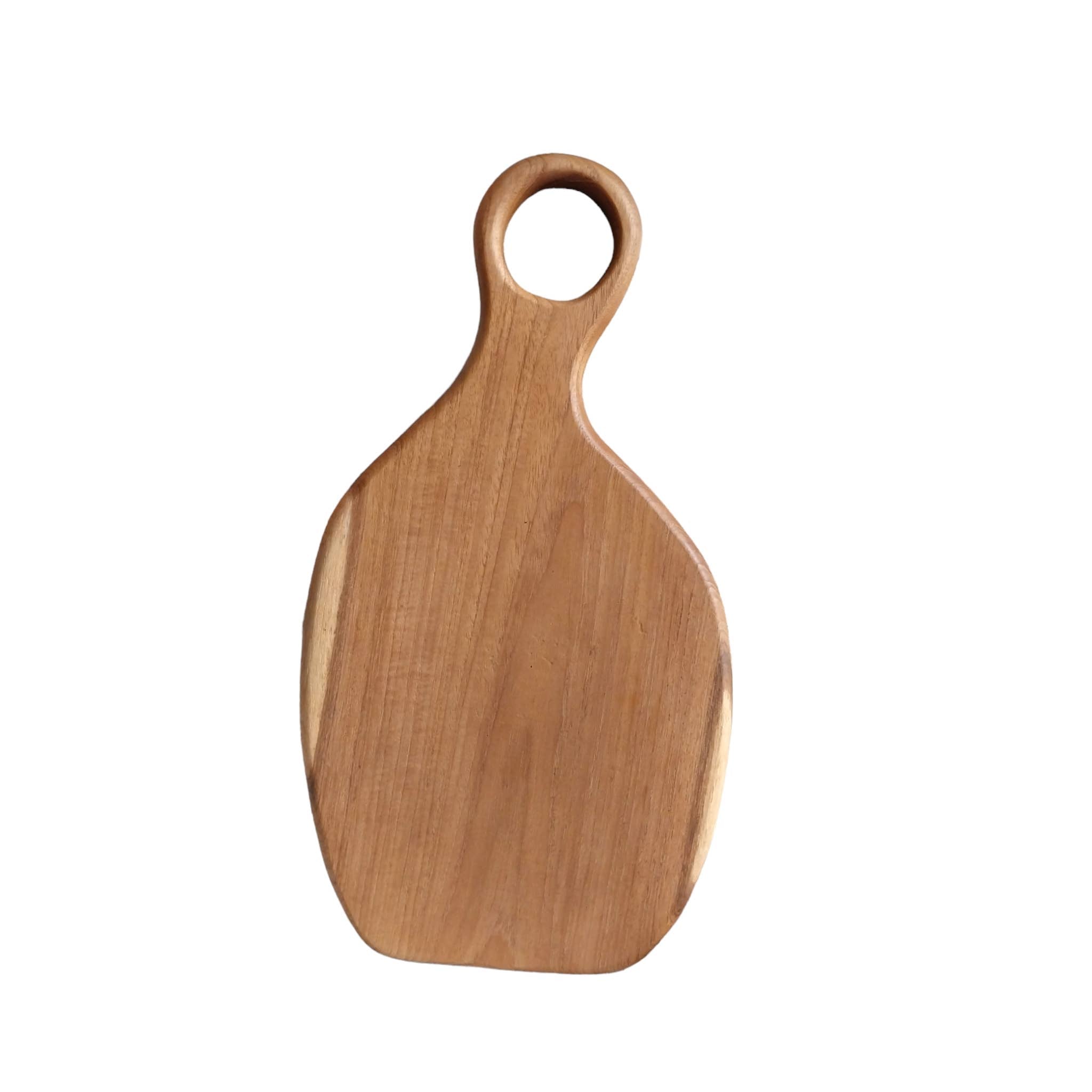 Teak Wood Large Bottle Cutting Board