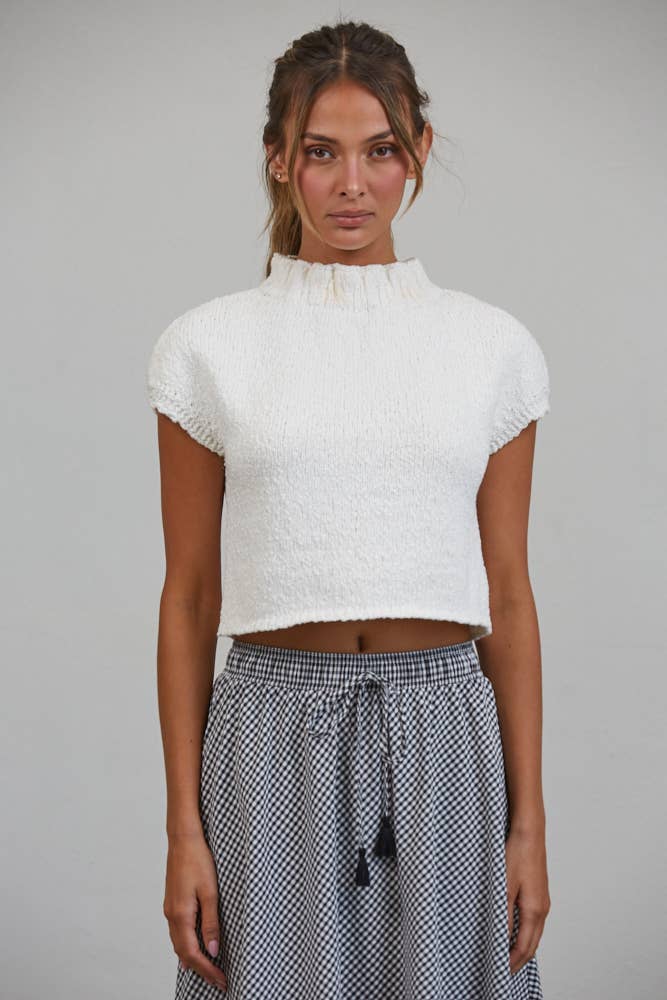 Bear | 100% Cotton Mock Neck Sweater
