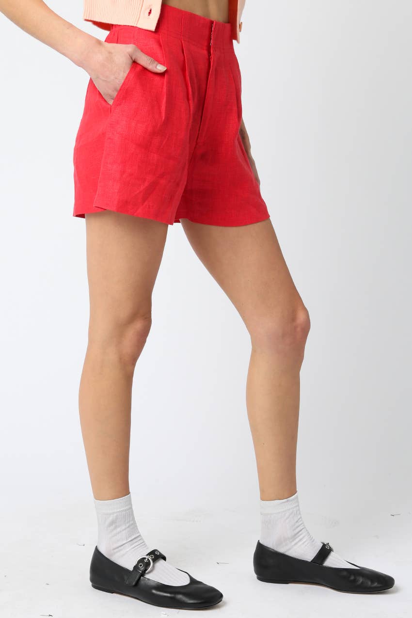 Alya | 100% Linen Shorts