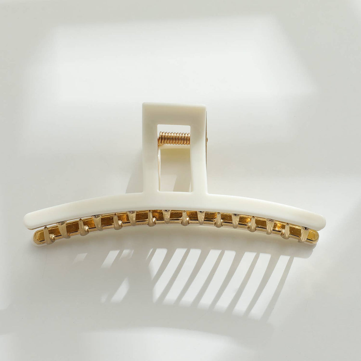 Vera | White-Gold Metal Assorted Claw Clips