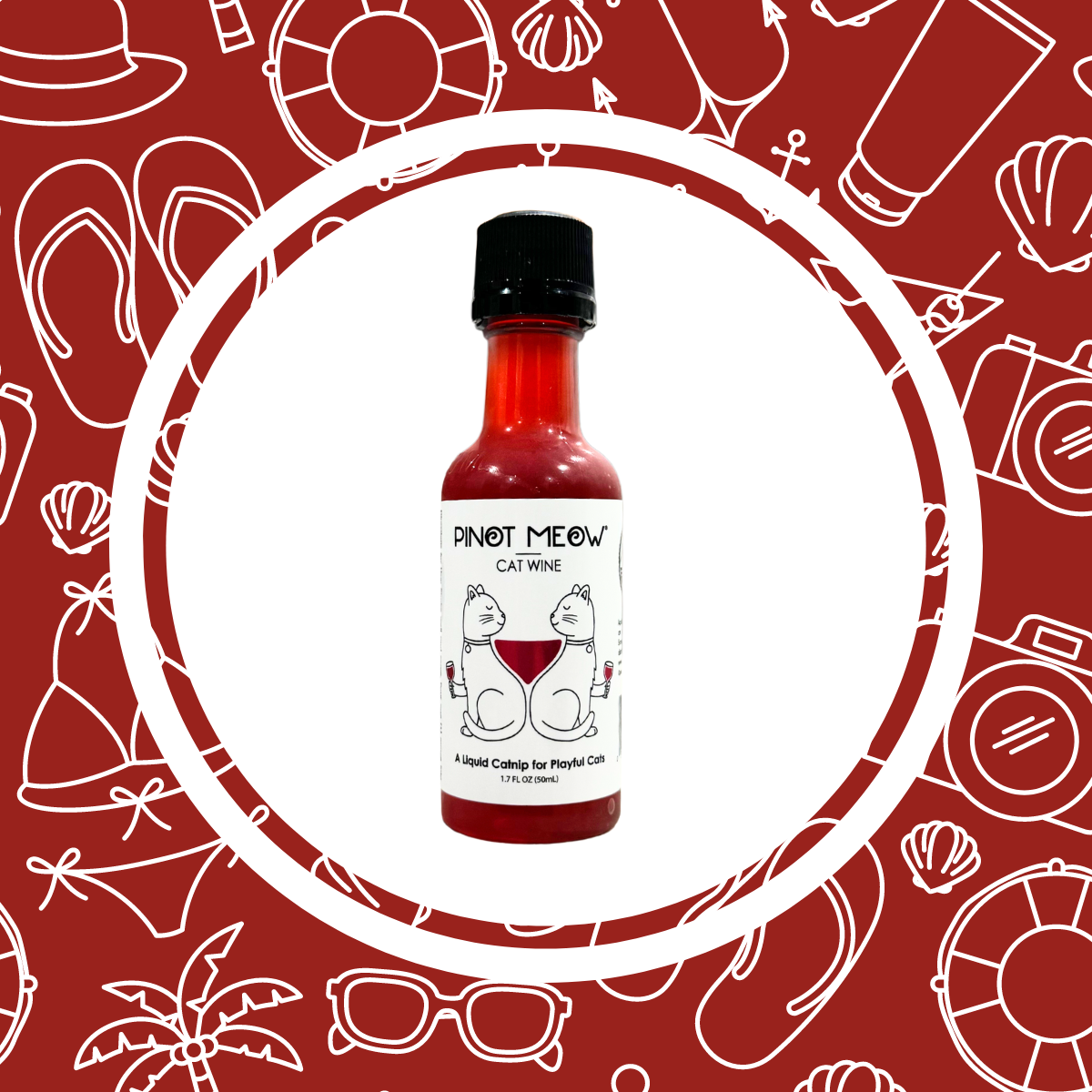 Apollo Peak Pinot Meow Cat Wine Liquid Catnip For Cats