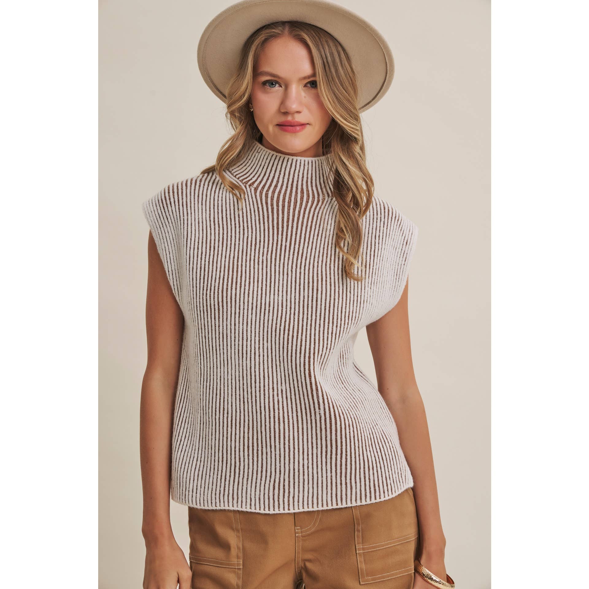 Desert Trail | Mock Neck Sweater Vest