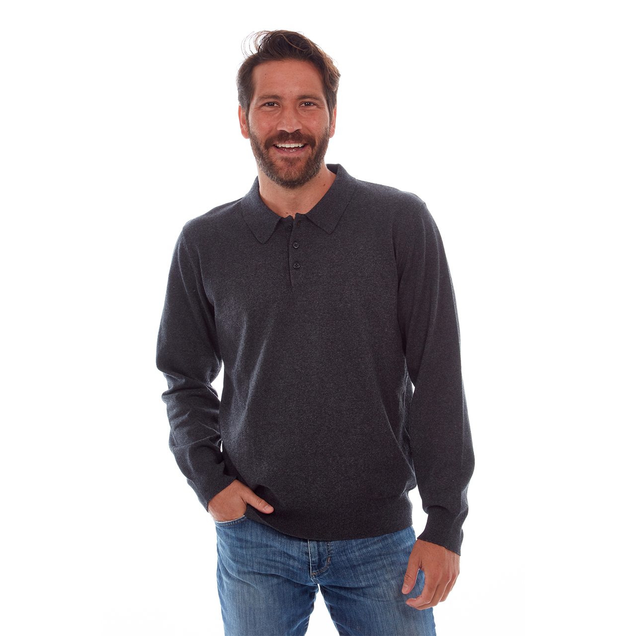 Alexander | Long Sleeve Polo