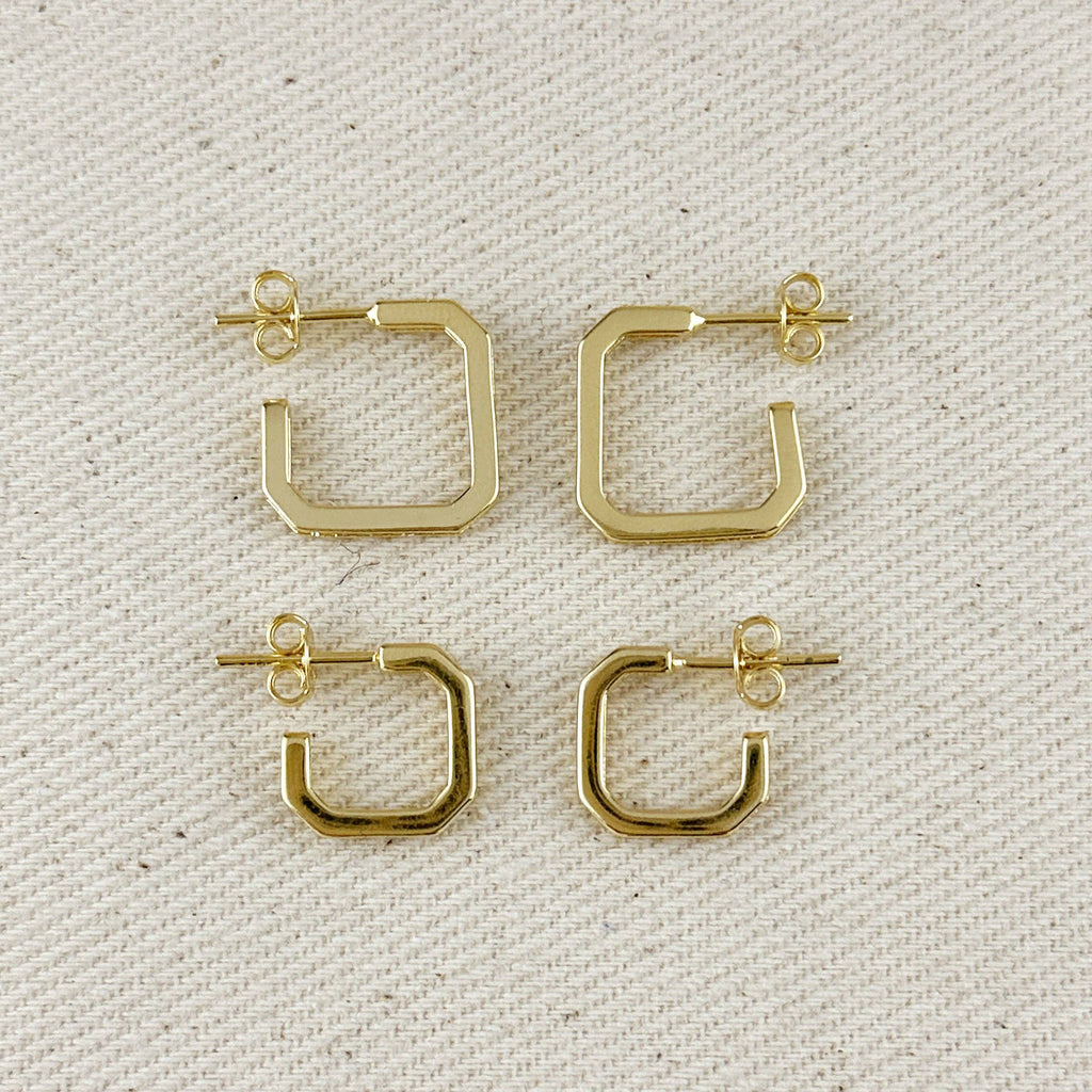 Isla | Gold Filled Quadratini Earrings
