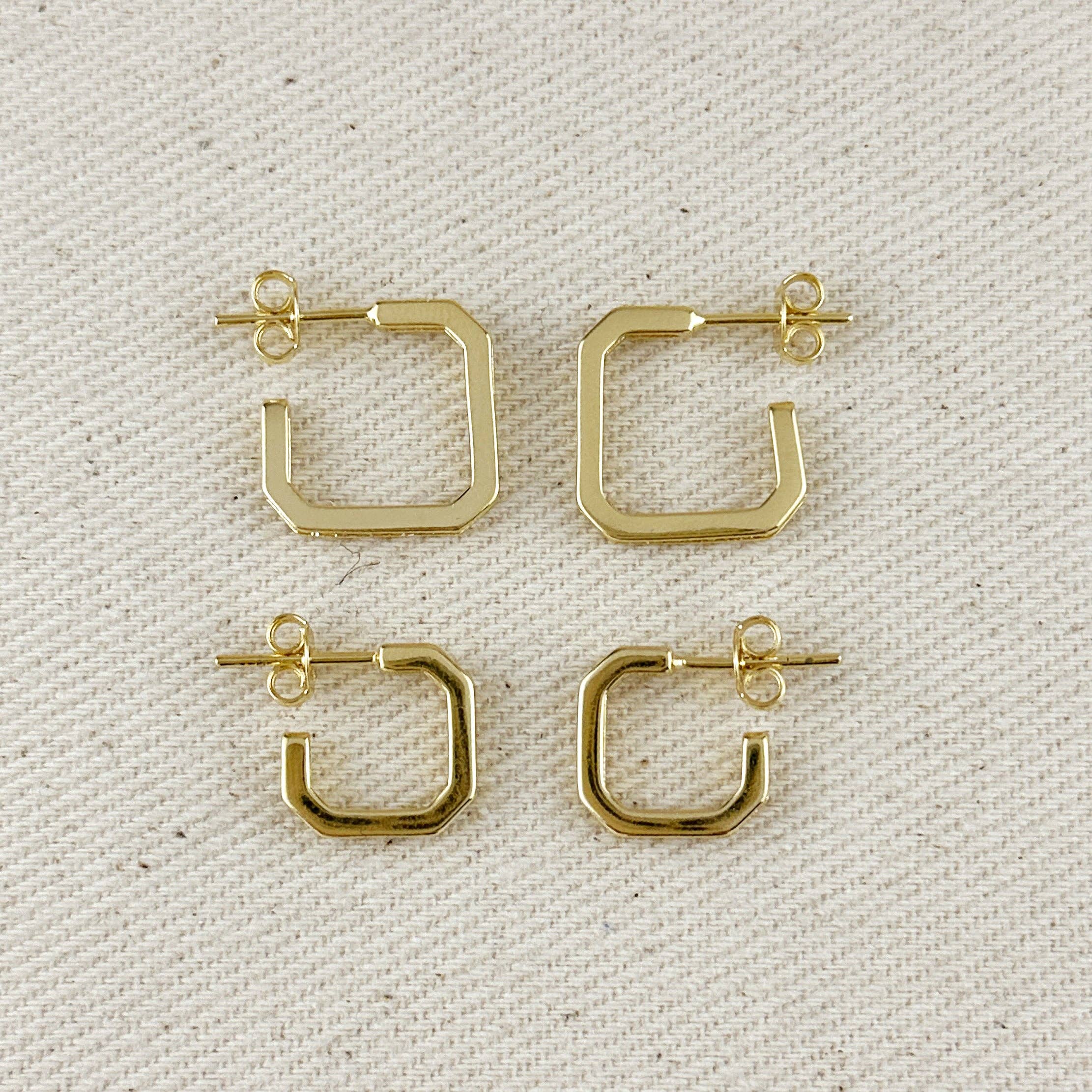 Isla | Gold Filled Quadratini Earrings
