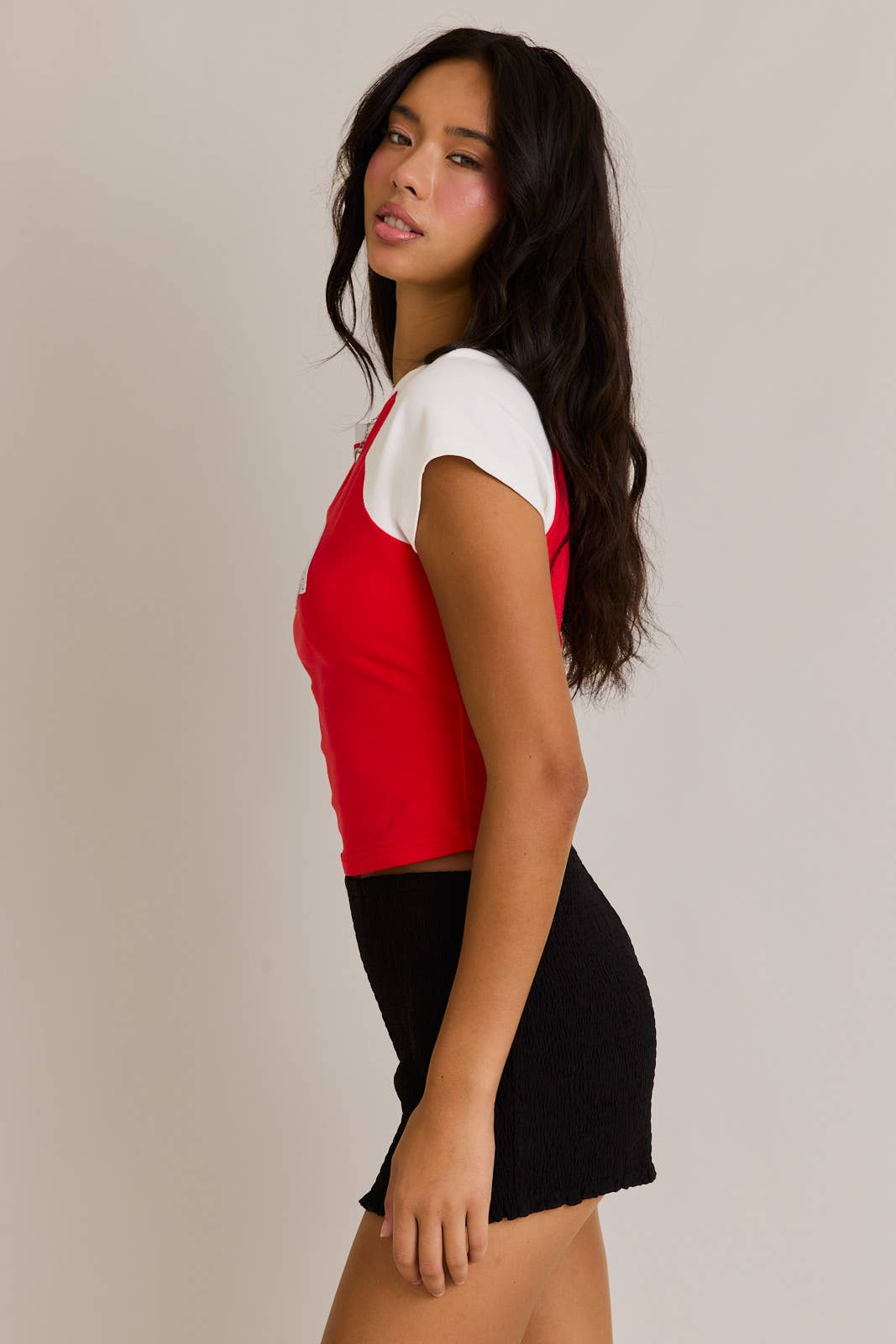 Captain | Cap Sleeve USA Baby Tee