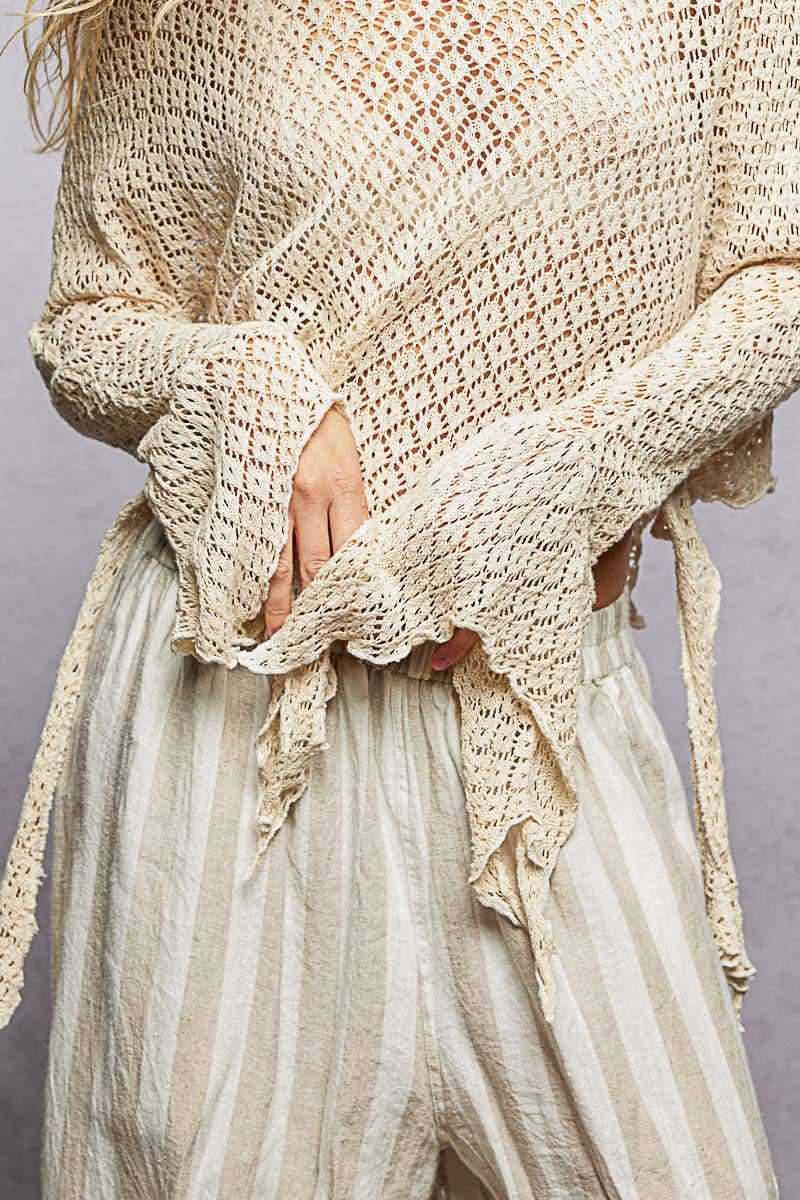 Maris | Crochet Knit Top