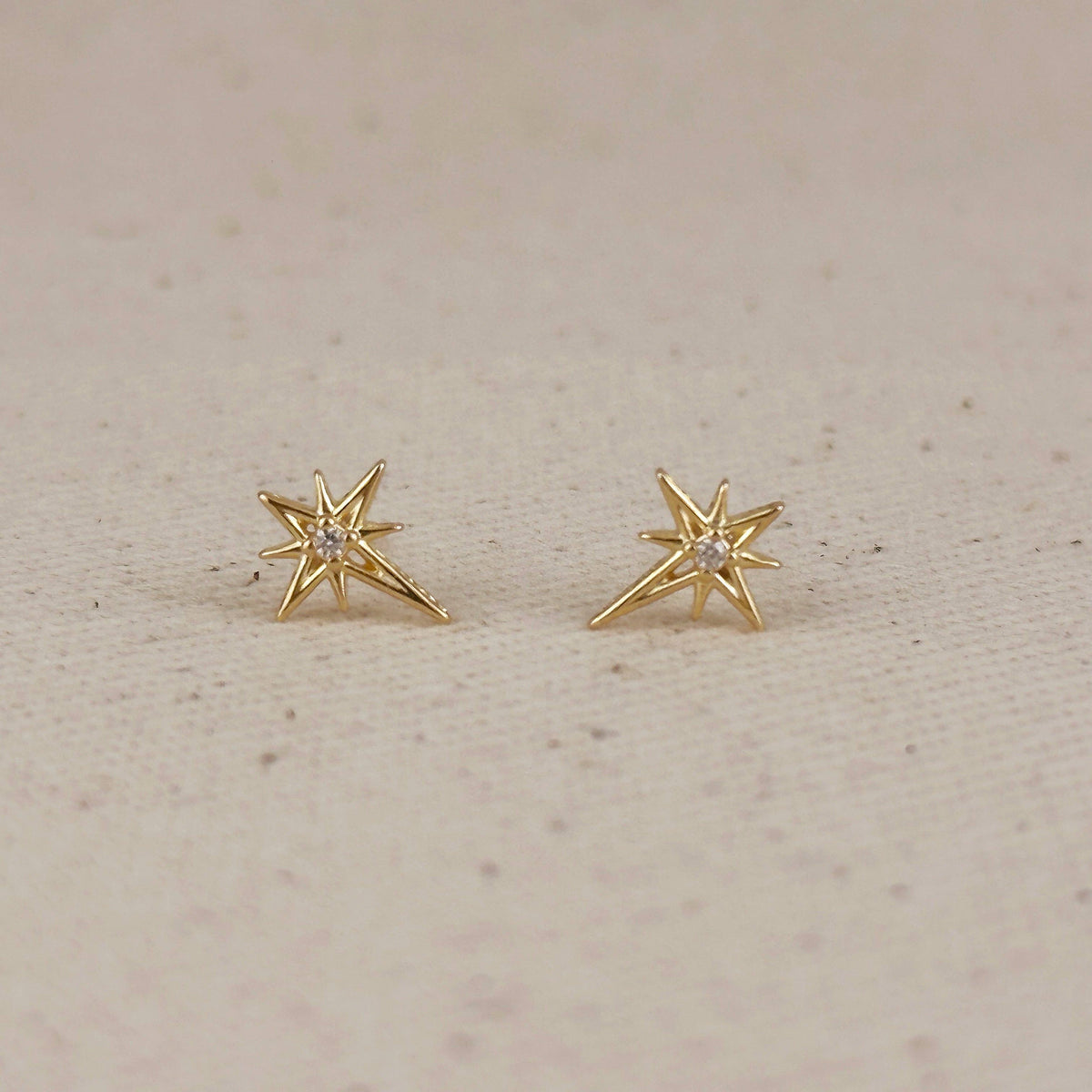 Della | 18k Gold Filled Starburst Stud