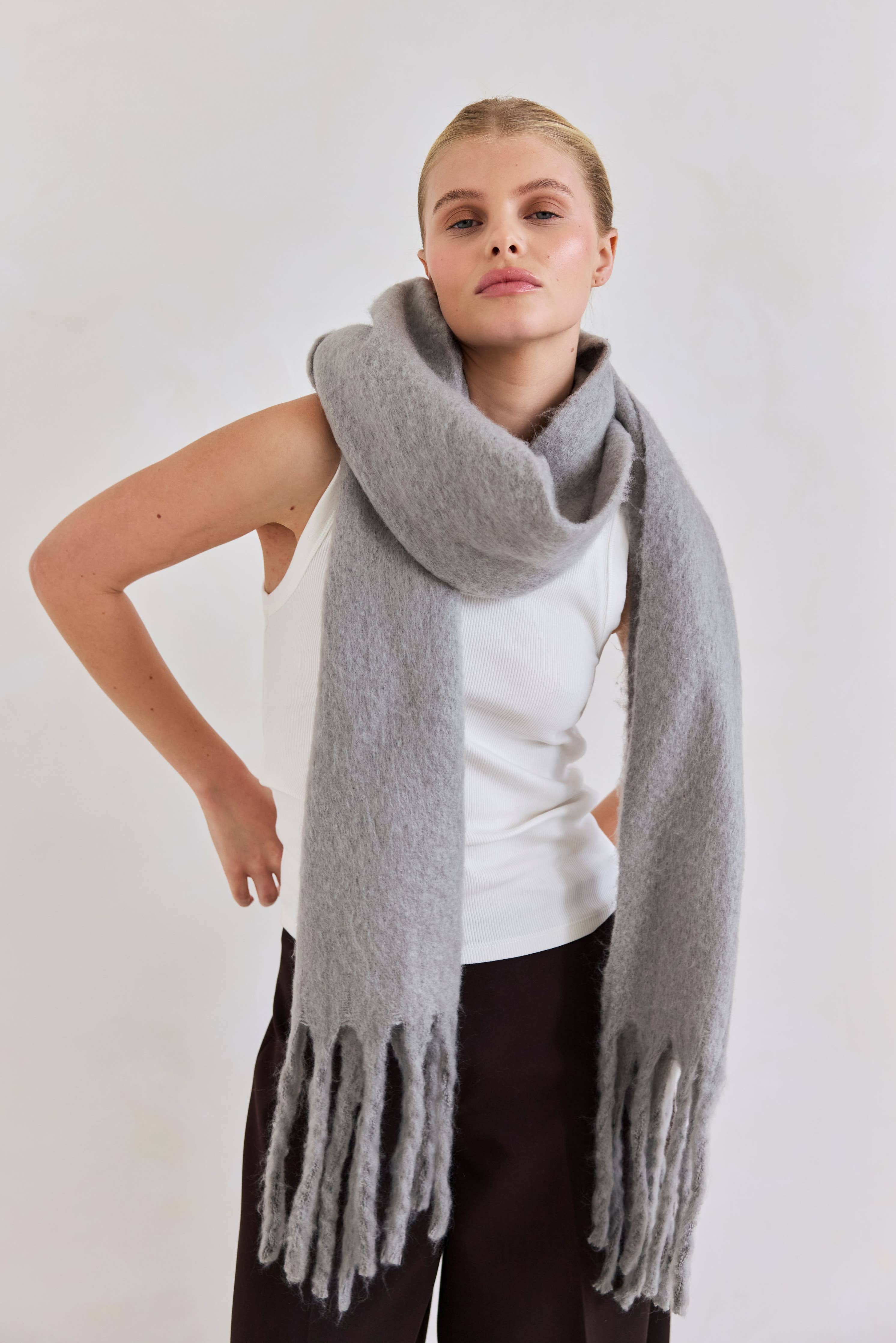 The Reykjavik Scarf | 100% Recycled - Ultimate Grey