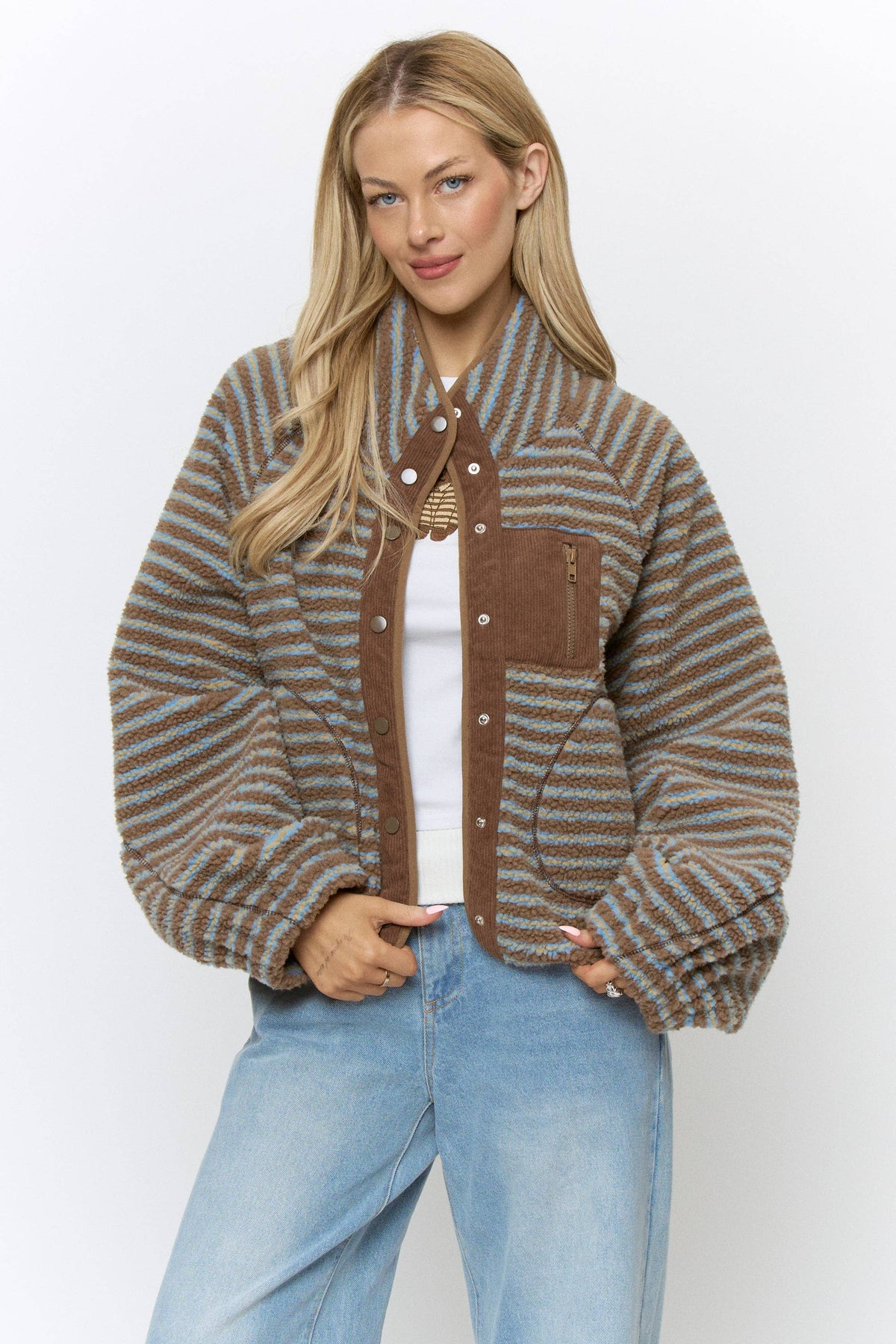 Maggie | Oversized Fleece Jacket