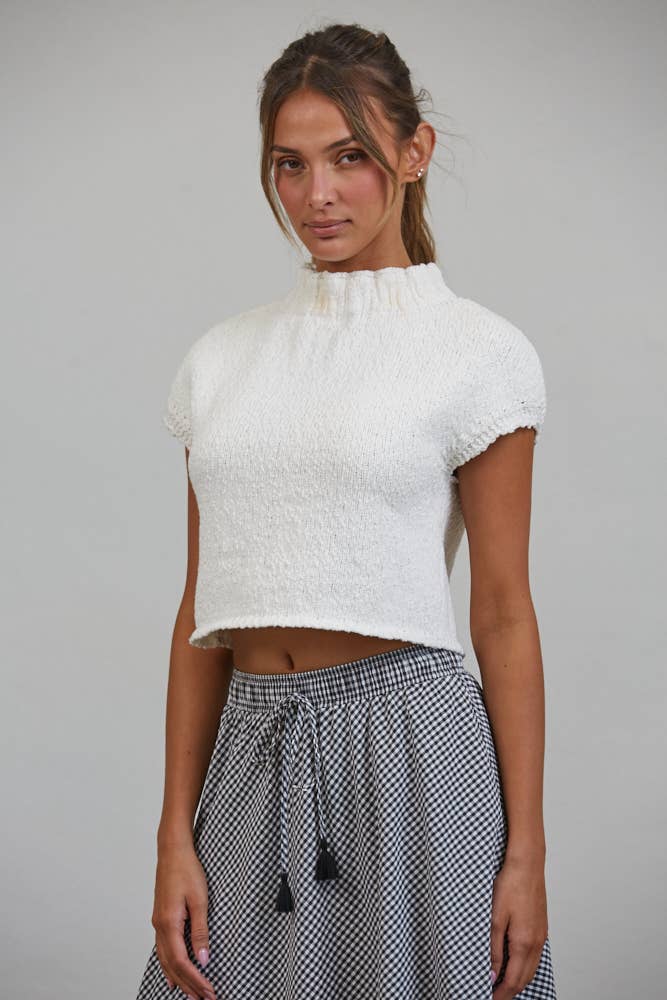 Bear | 100% Cotton Mock Neck Sweater