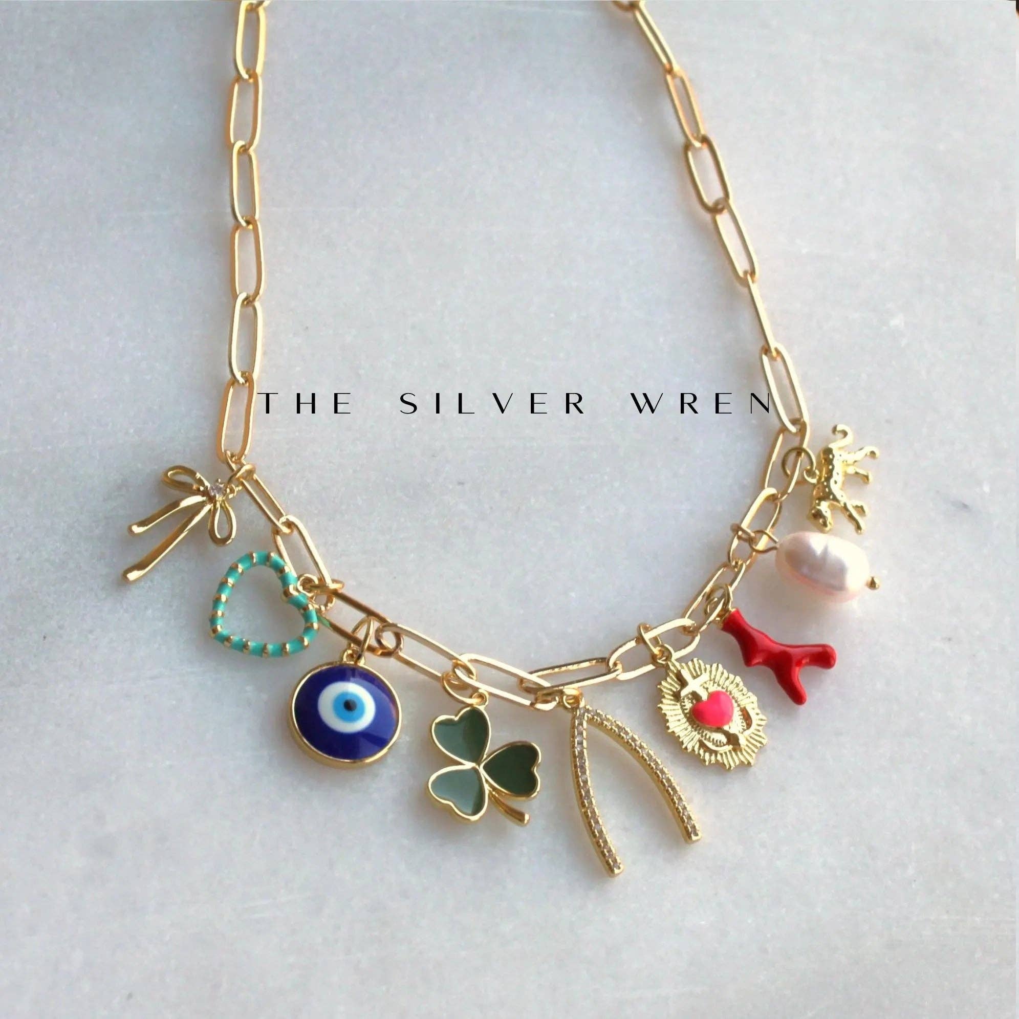 Lacy | Mixed Multi Charm Necklace