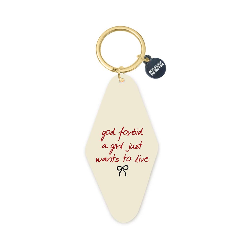 Printed Keychain God Forbid Off White