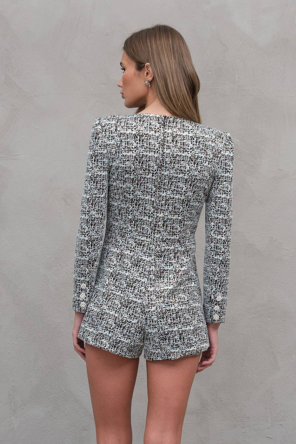 Petal | Dressy Span Jacquard Romper