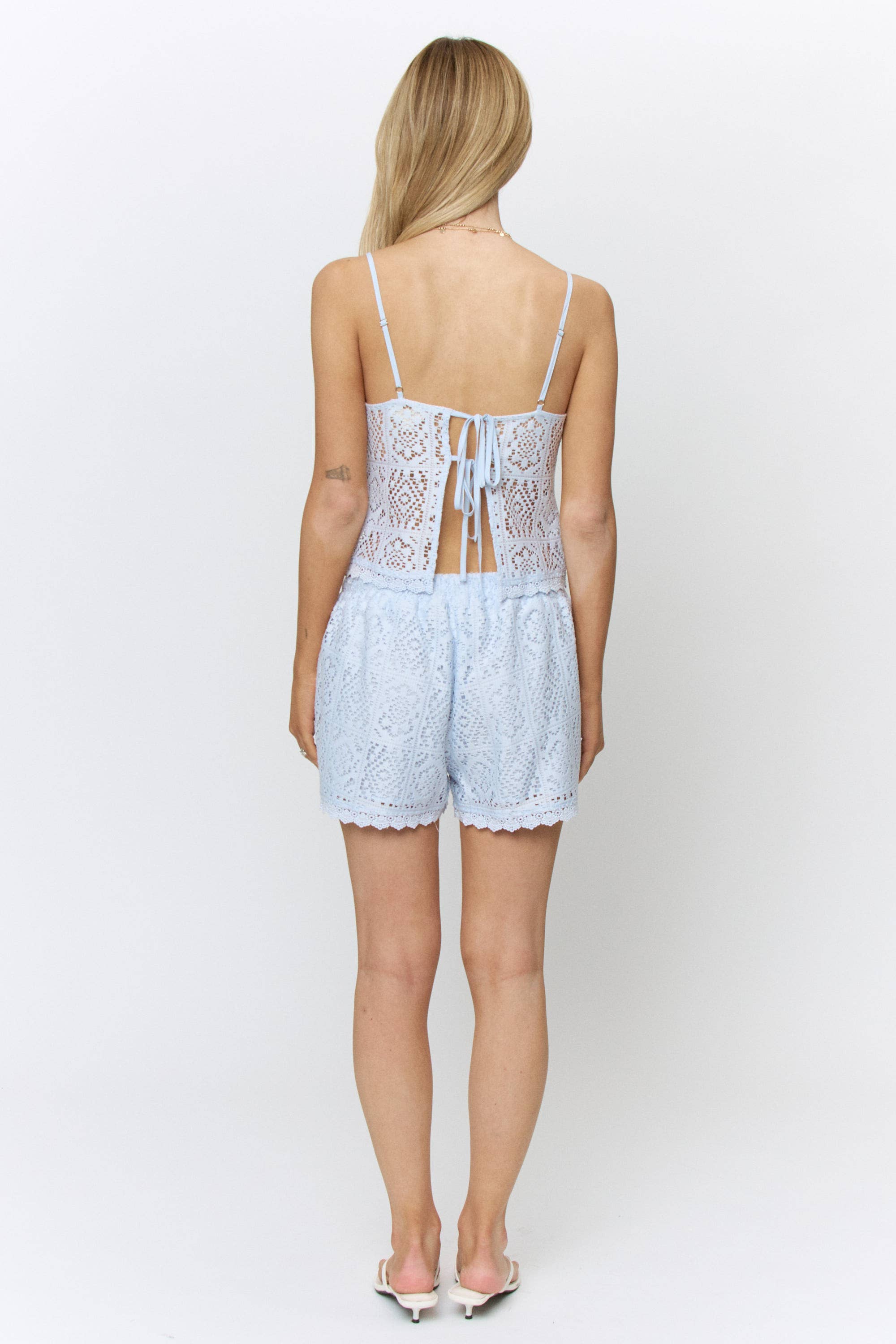 Maeve | Crochet Backless Cami Top