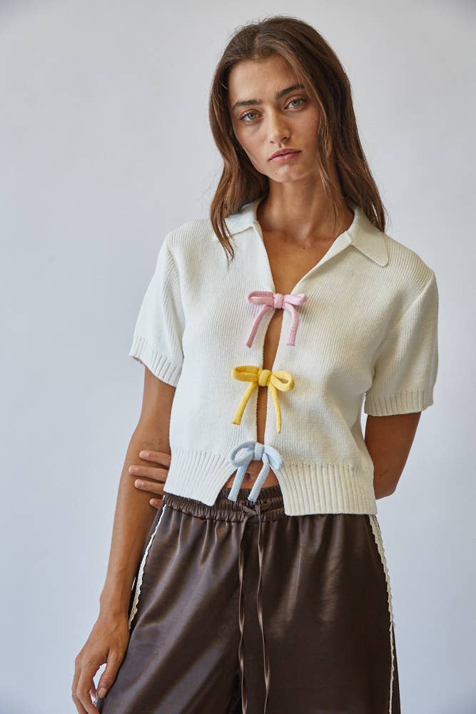 Posie | Rainbow 100% Cotton Knit Top