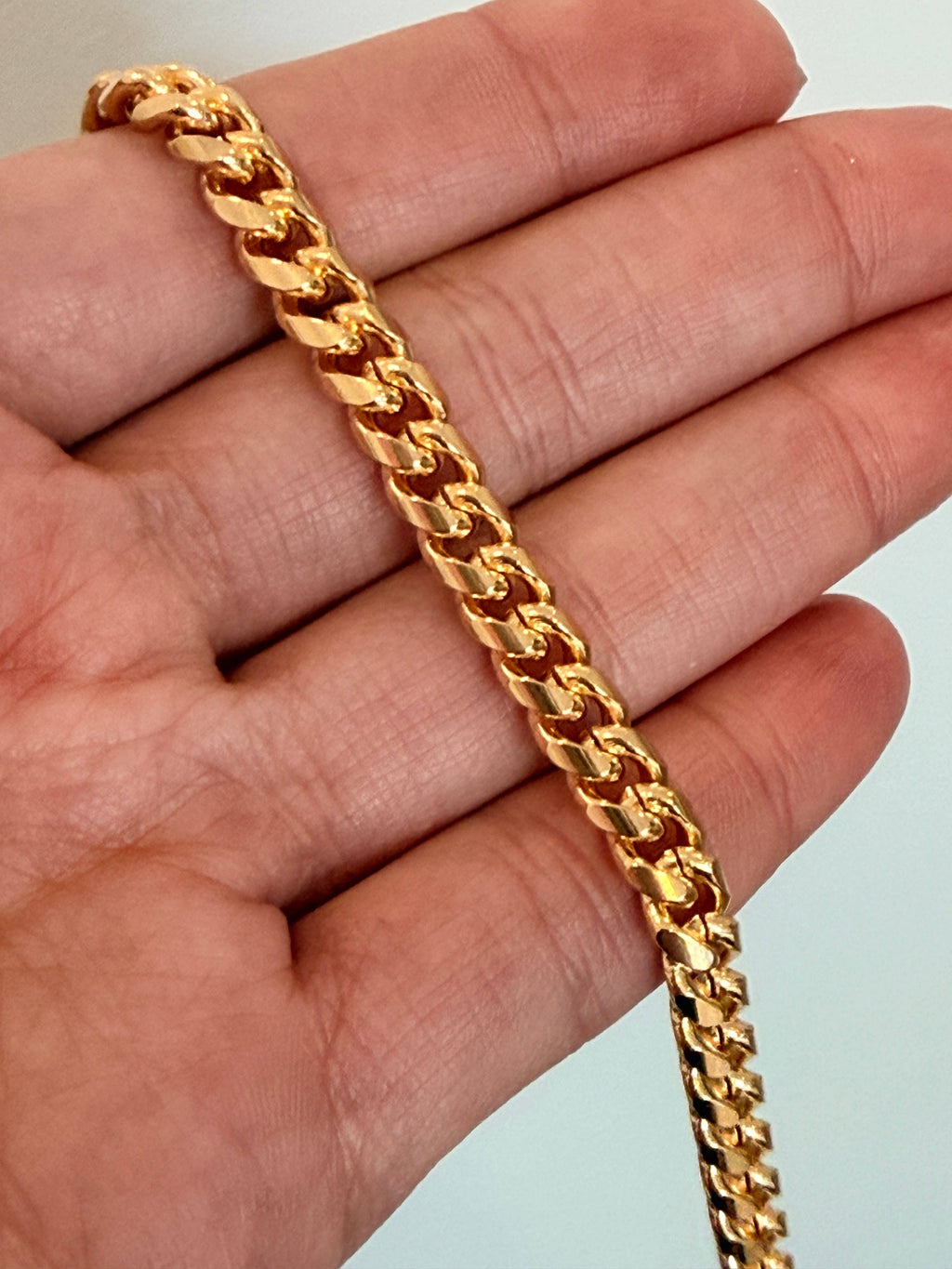 Gold Filled 6mm Curb Bracelet