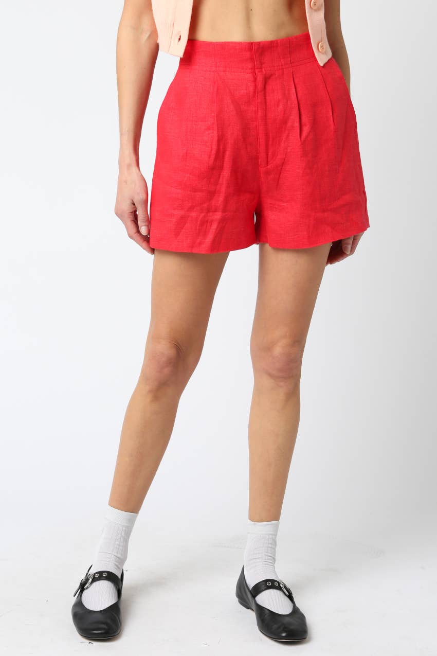 Alya | 100% Linen Shorts
