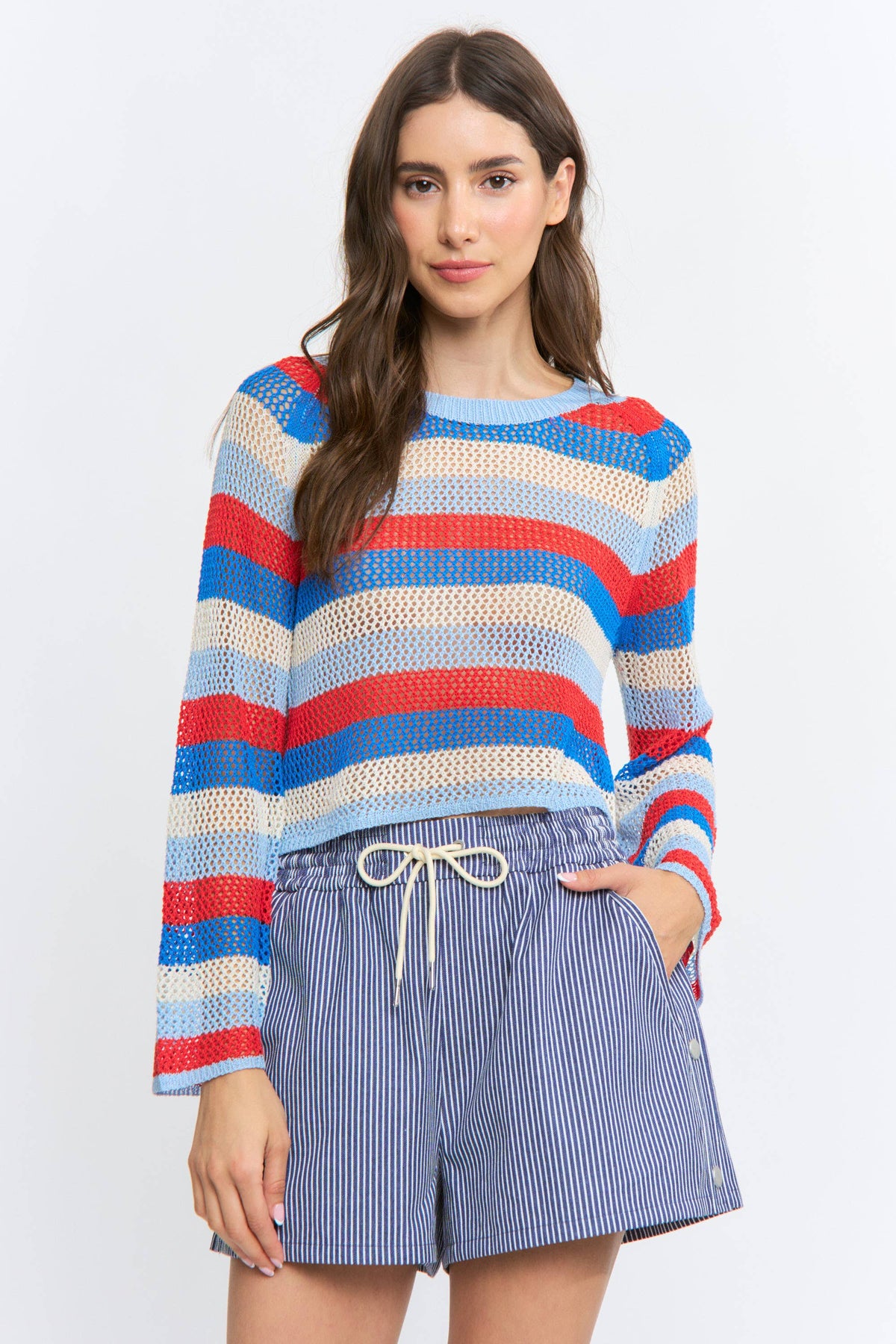 Olivia | Striped Knit Sweater