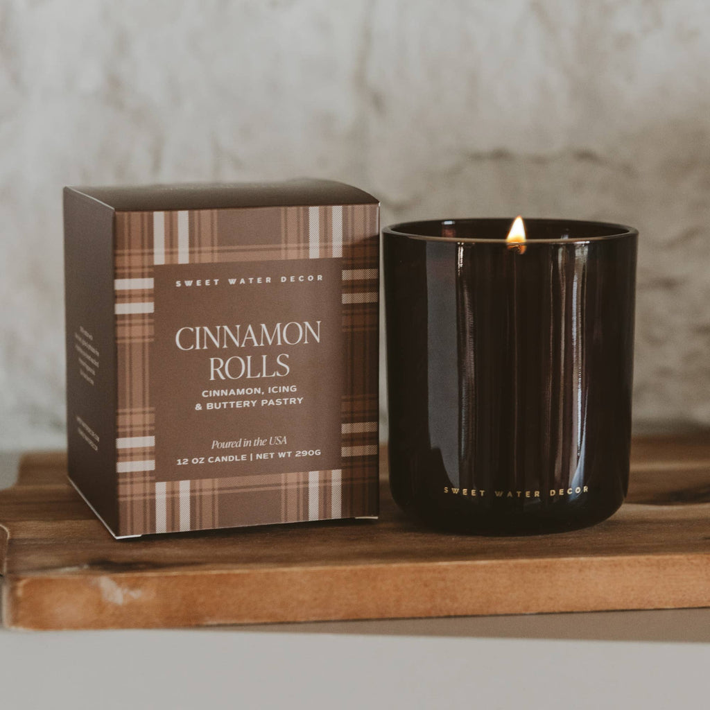 Cinnamon Roll | 12 oz Boxed Soy Candle