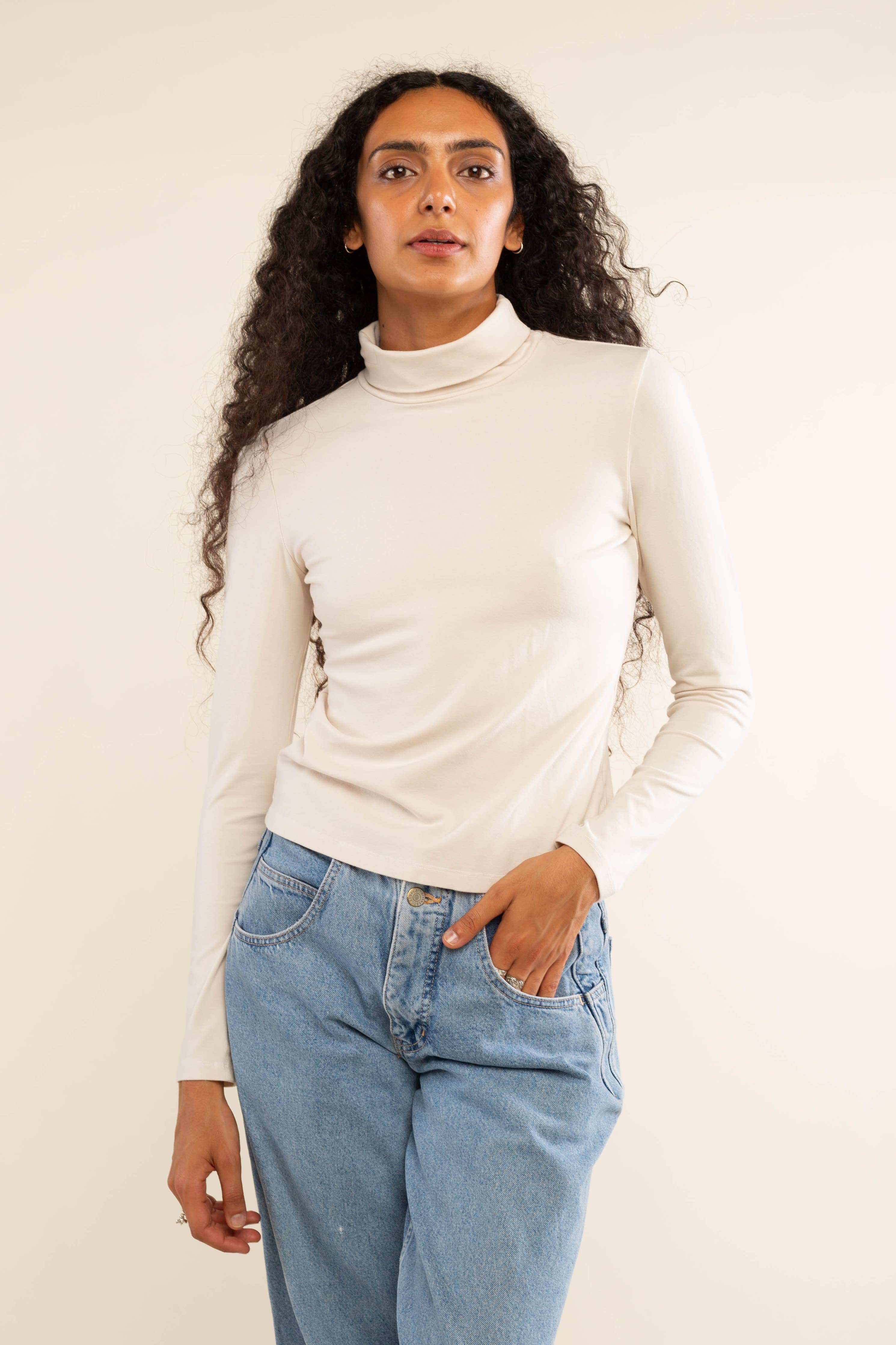 Crescent | Turtleneck Long Sleeve Top