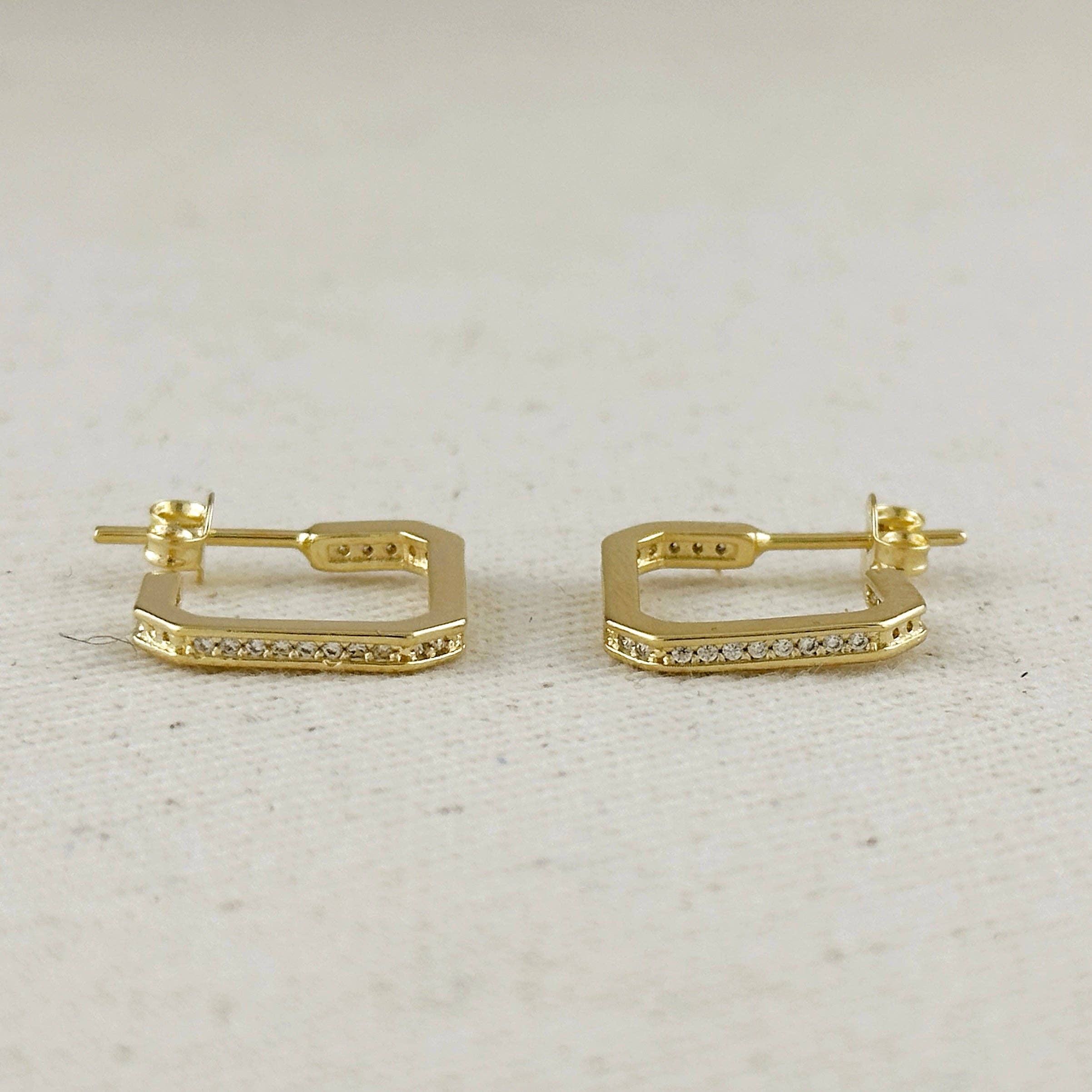 Isla | Gold Filled Quadratini Earrings
