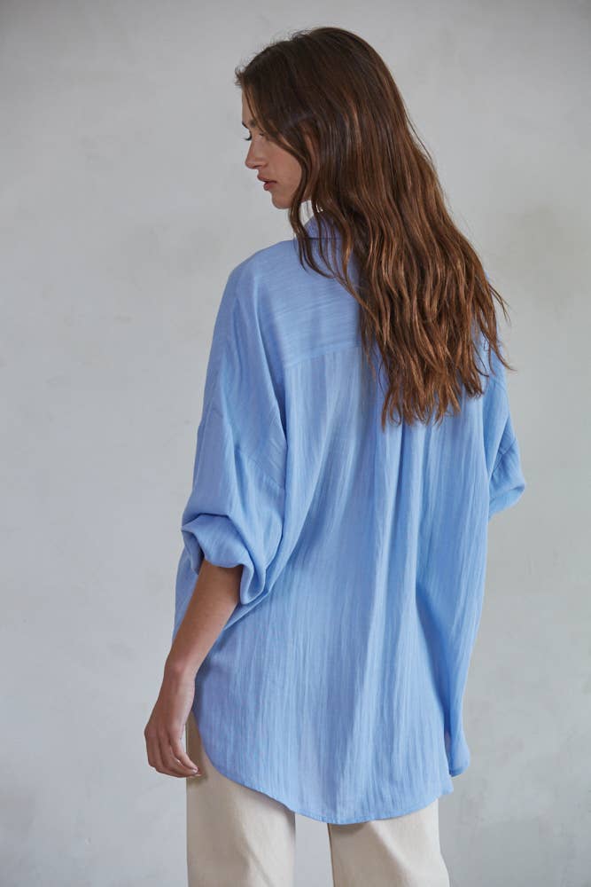 Cape May | Collar Button-down Long Sleeve Shirt Top