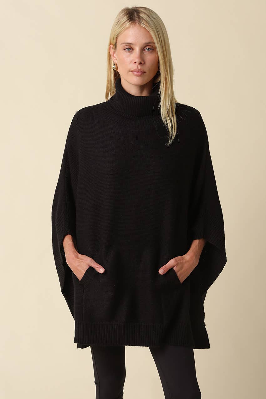 Emily | Oversized Poncho Sweater