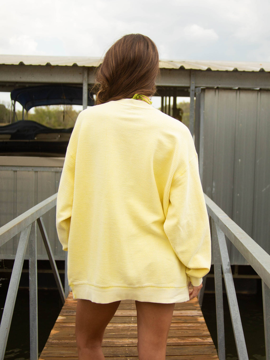 Lake Day | 100% Cotton Corded Sweatshirt