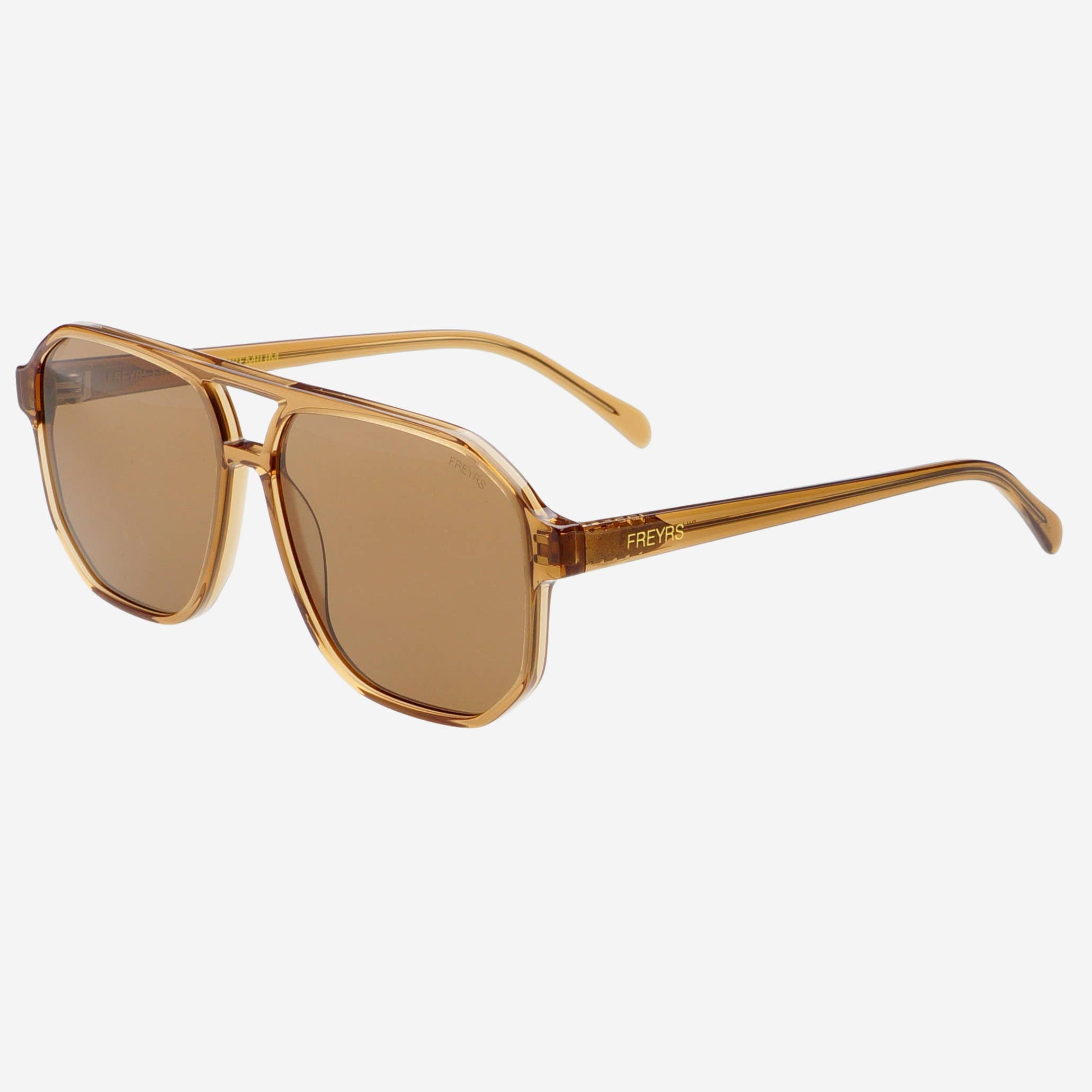 Billie ( NEW ) Unisex Aviator Sunglasses | Brown