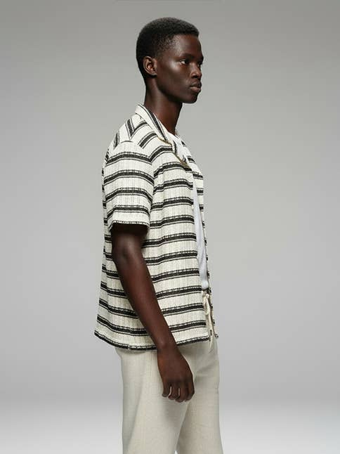 Walker | Crochet Short Sleeve Men's Shirt