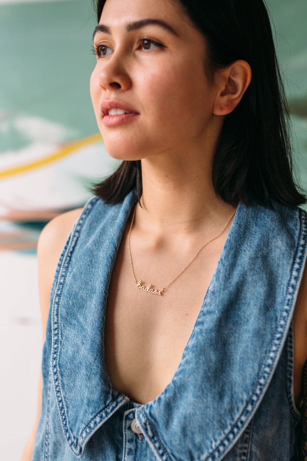 Badass Phrase Necklace