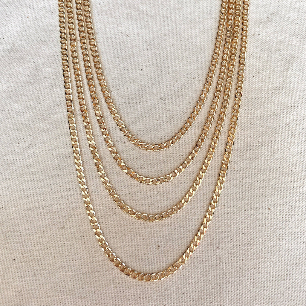 18k Gold Filled Miami Cuban Chain