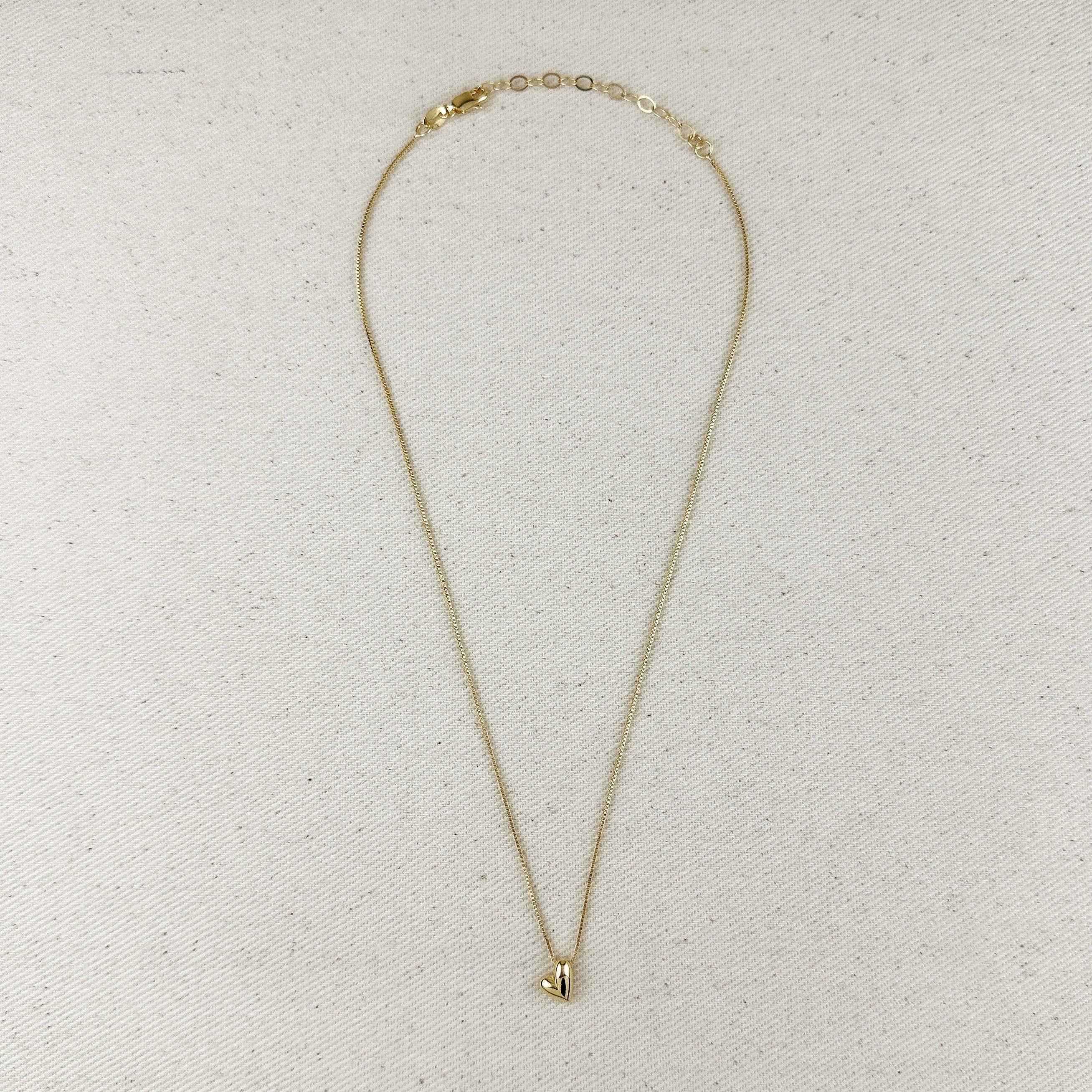 Nova | Gold Filled Uneven Heart Necklace