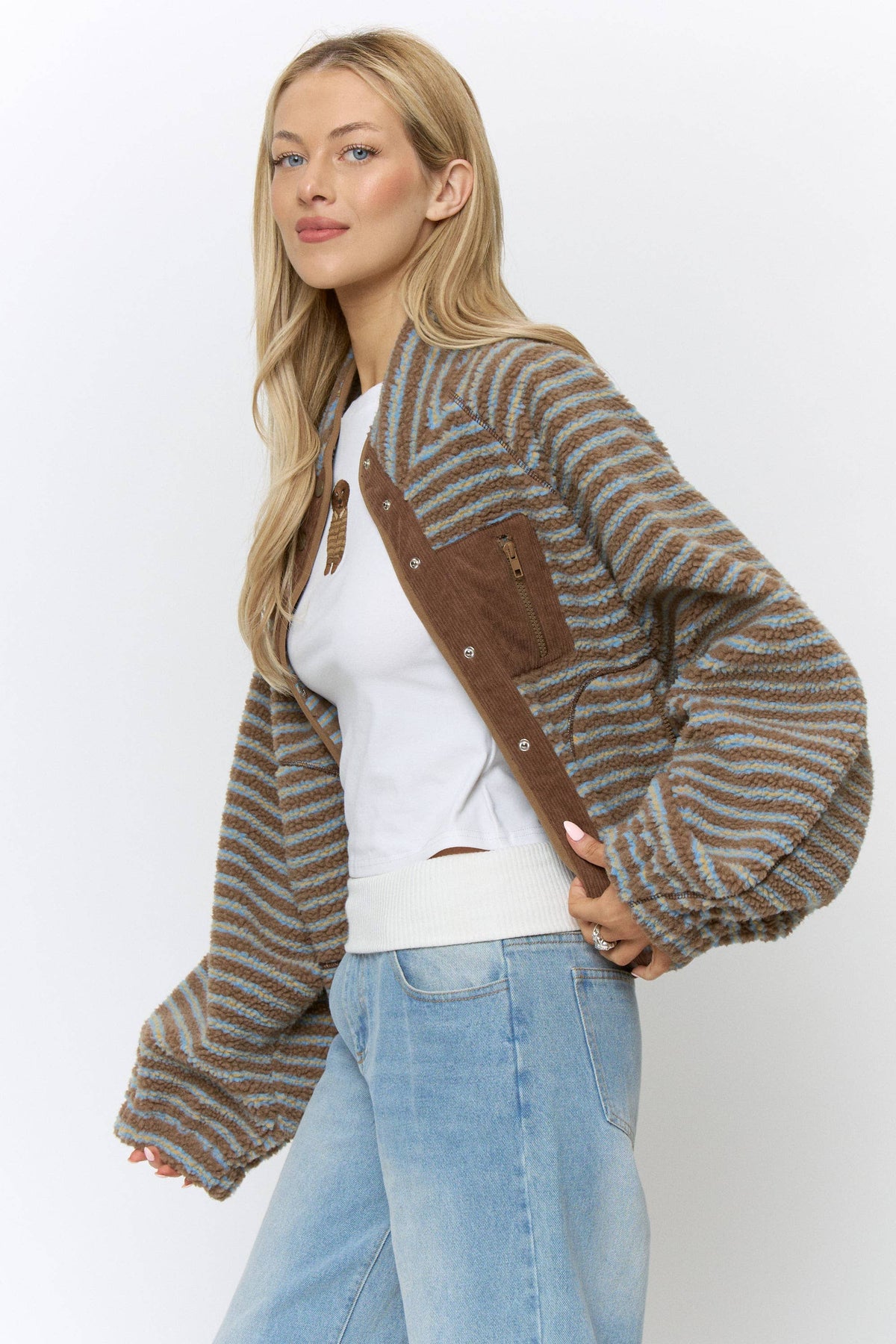 Maggie | Oversized Fleece Jacket