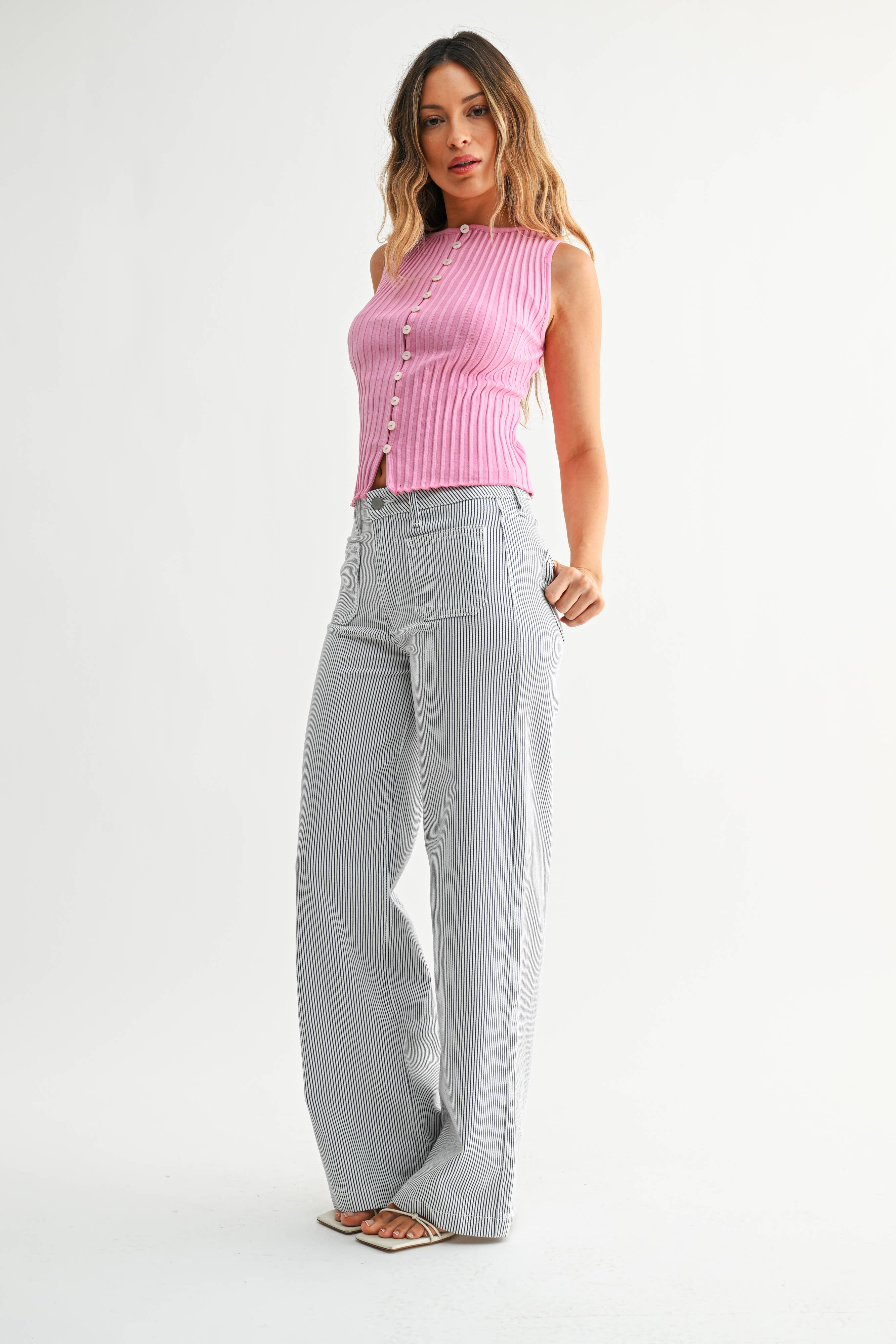 Polly | Mini Patch Pocket Jeans