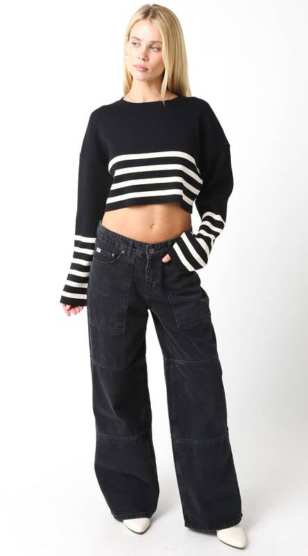 Audrey | Striped Sweater