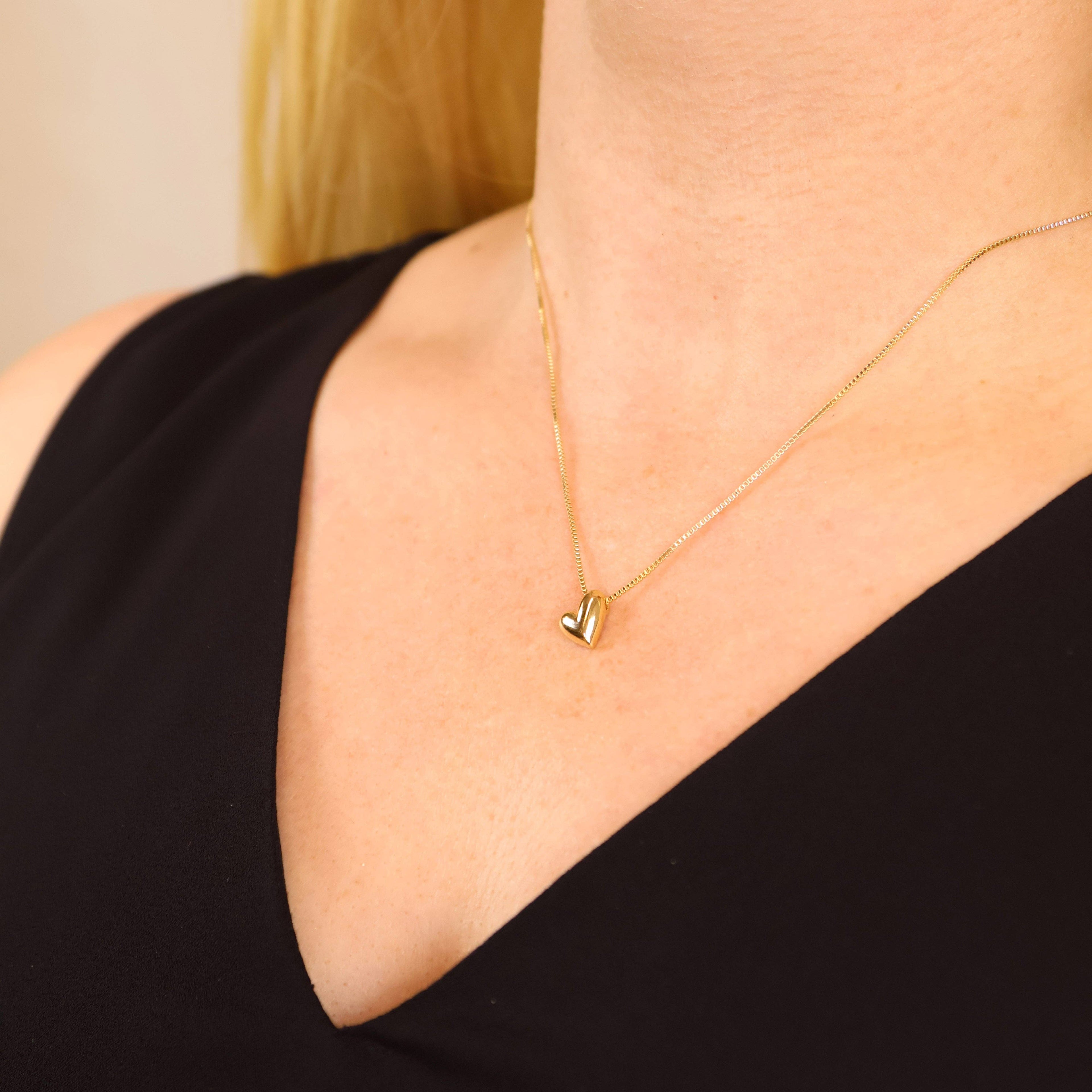 Nova | Gold Filled Uneven Heart Necklace