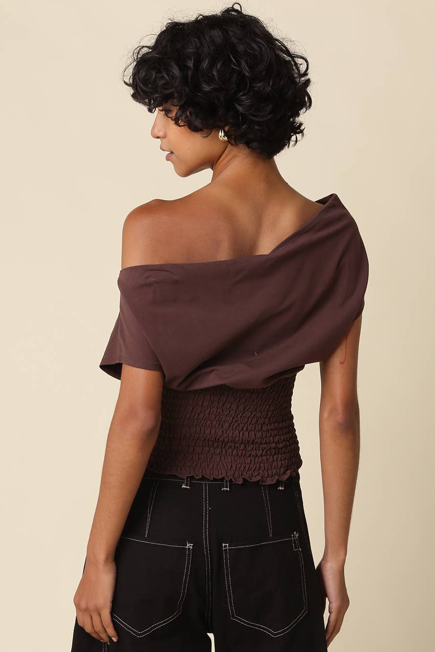 Janey | Off Shoulder Smocked Top