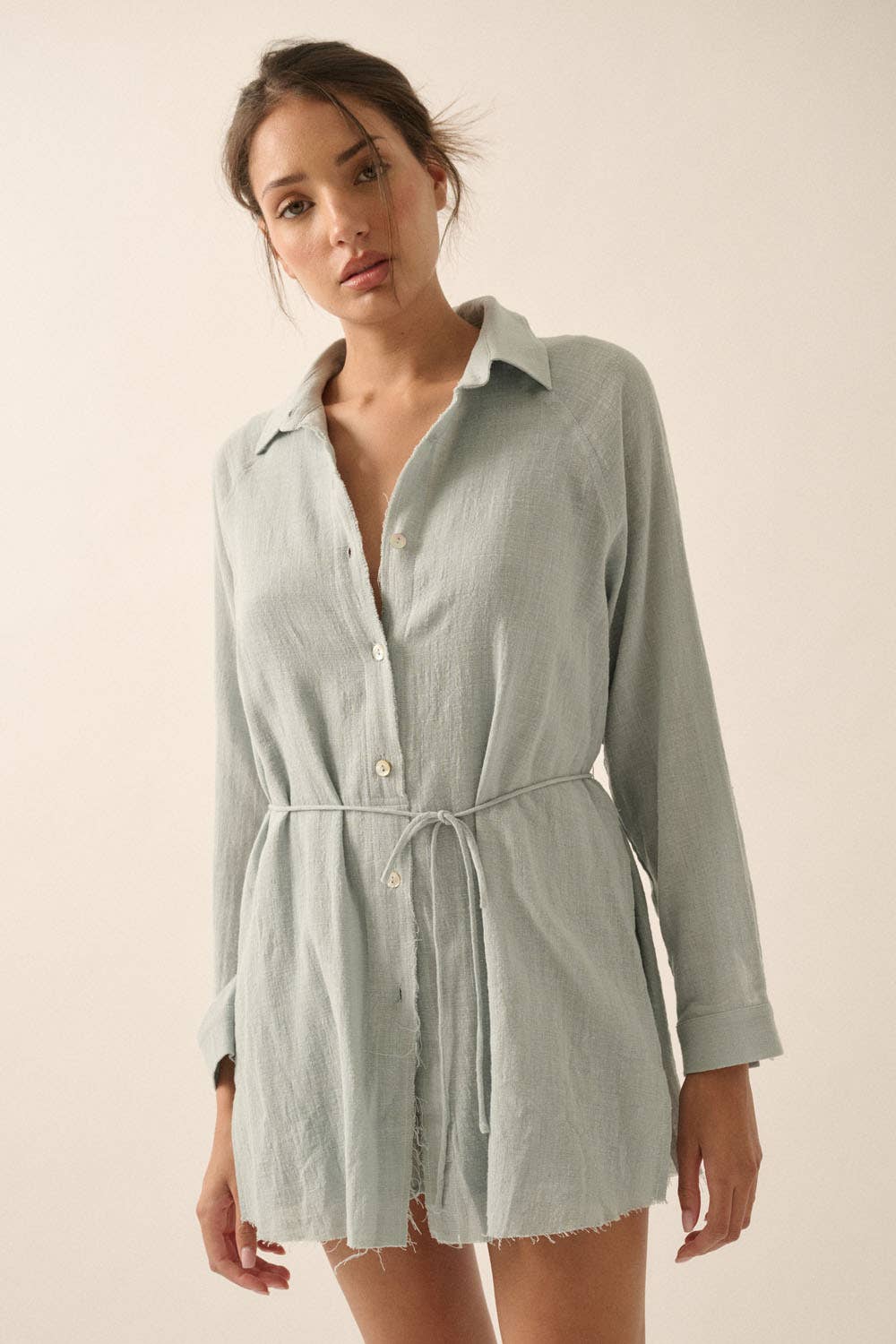 Ruth | 100% Cotton Shirt Romper