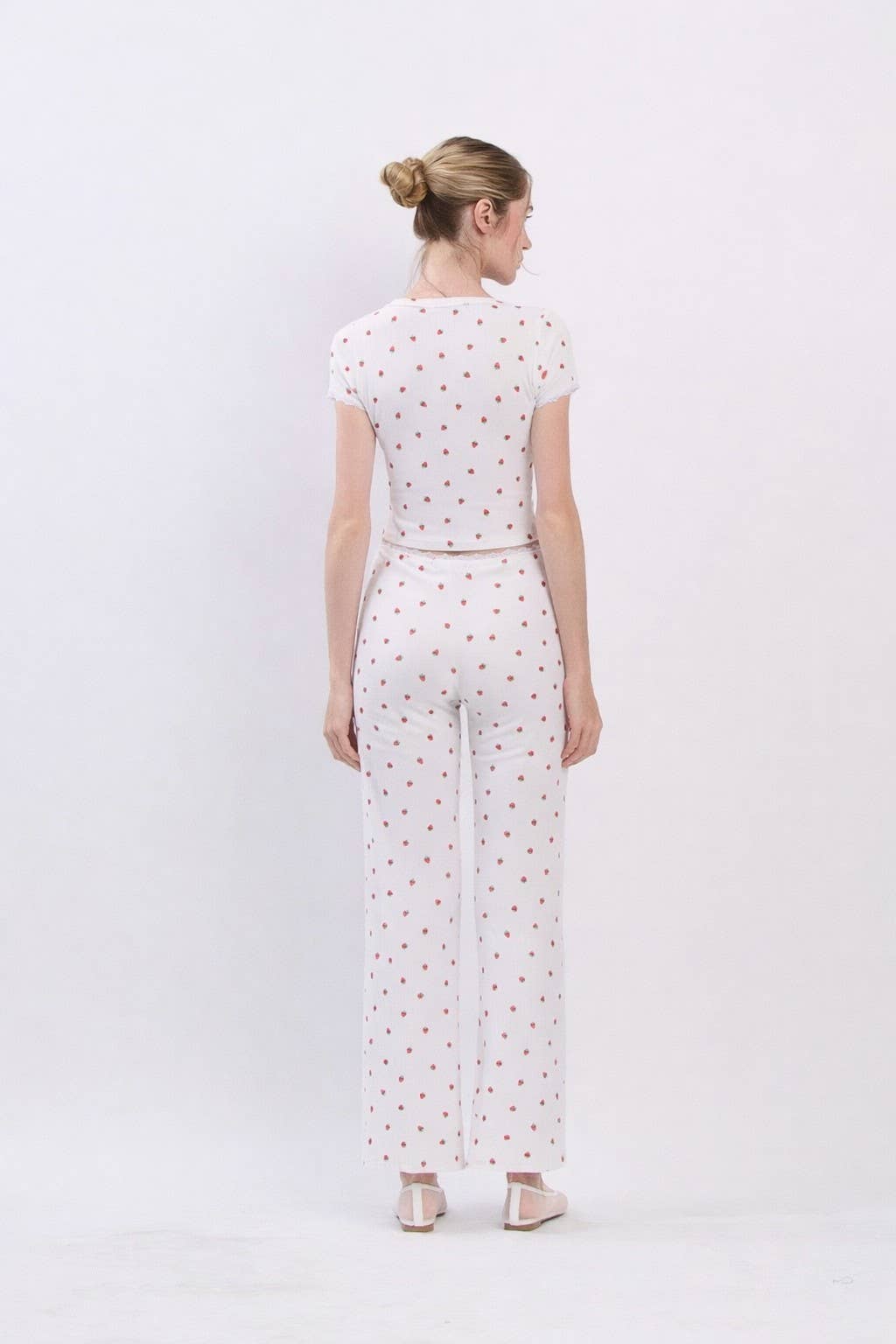 Shortcake | Pointelle Strawberry Top