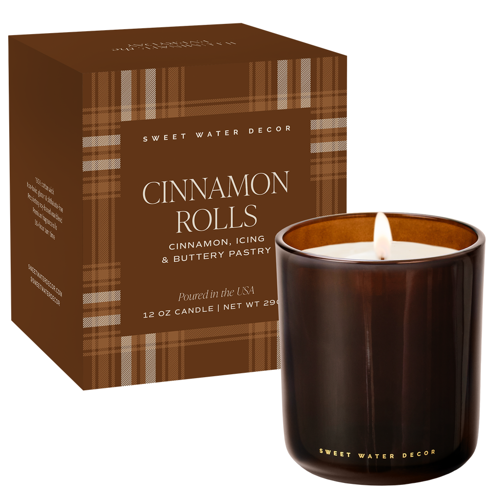 Cinnamon Roll | 12 oz Boxed Soy Candle