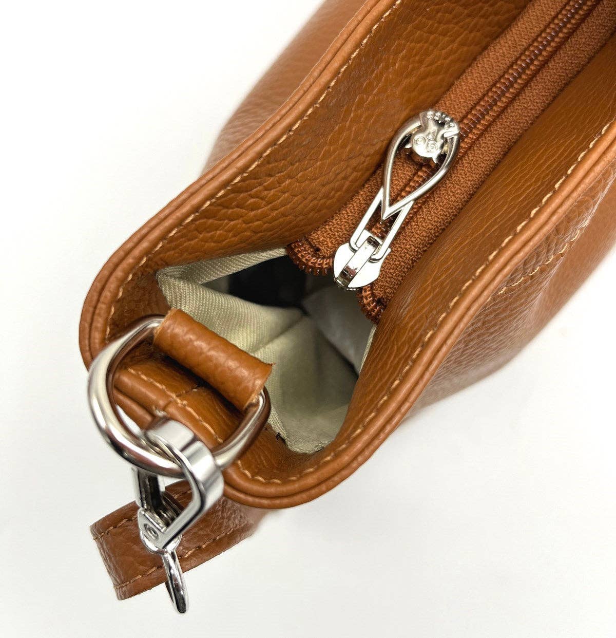 Genuine Leather Bag, Made in Italy