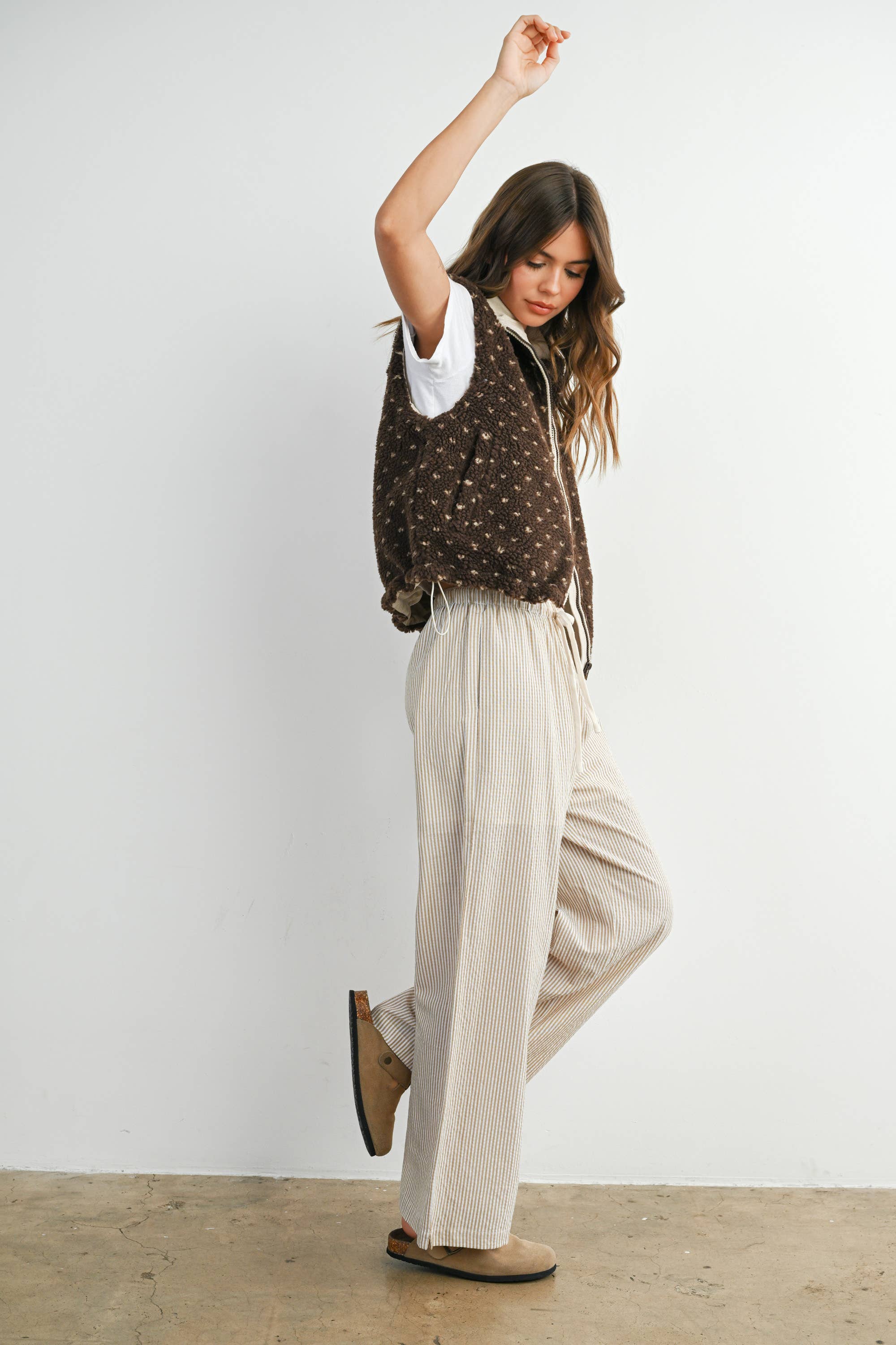 Byrd | Floral Fleece Sleeveless Vest