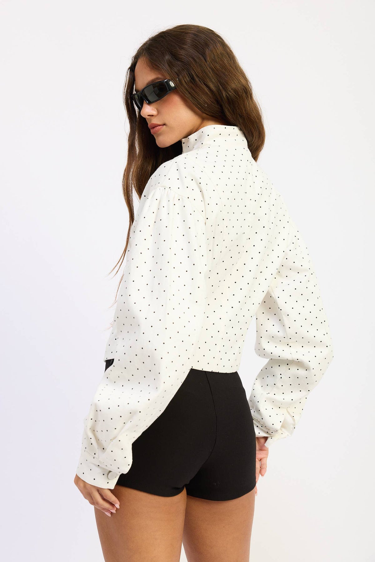 Dotty | 100% Cotton Zip Up Jacket w Pockets