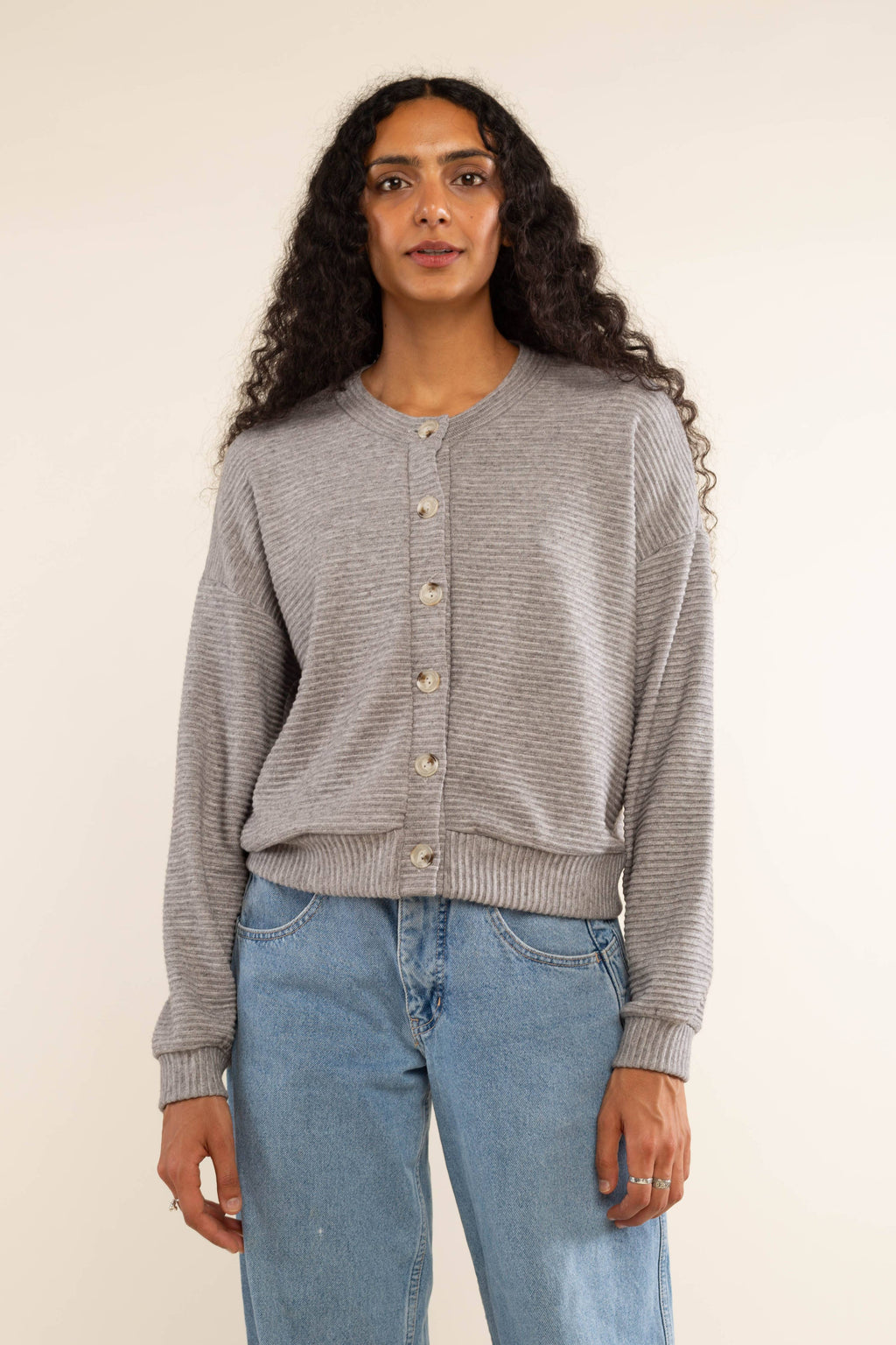 Jos | Heavy Rib Cardigan