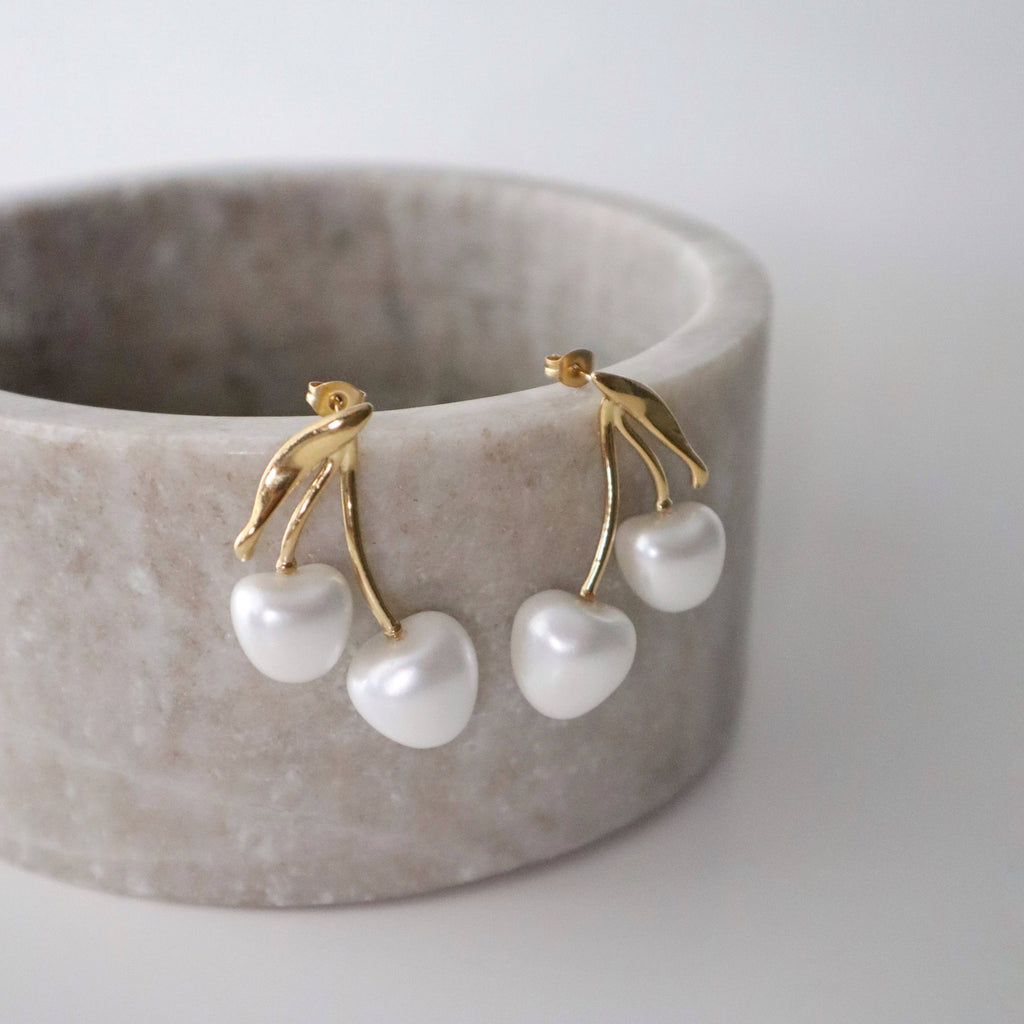Cherry Pearl Earrings